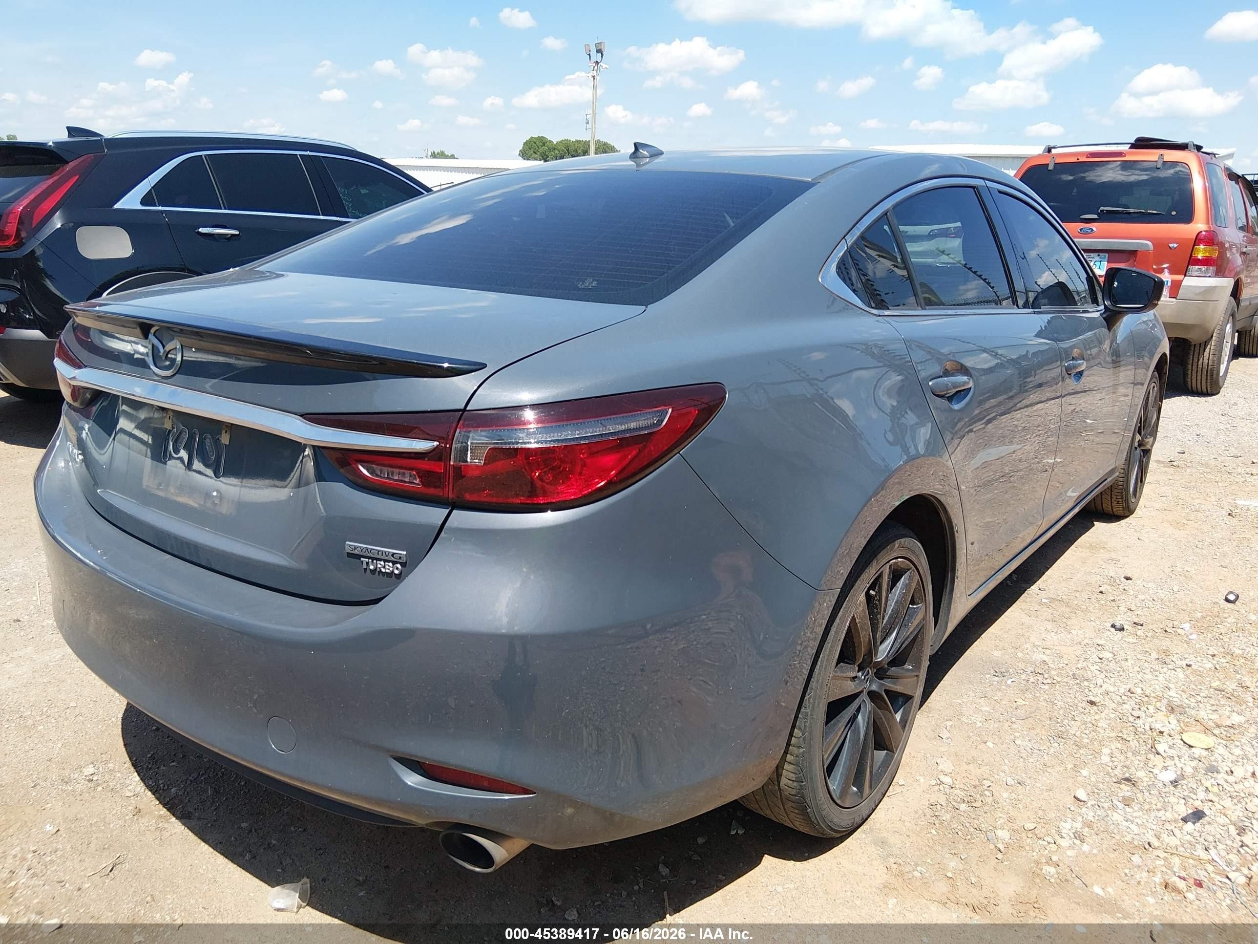 2021 Mazda 6 VIN JM1GL1WY6M1614656 IAAI salvage auction — Hail, Clear (Oklahoma), sold $7,300 on 2026-09-02 (photo 4)