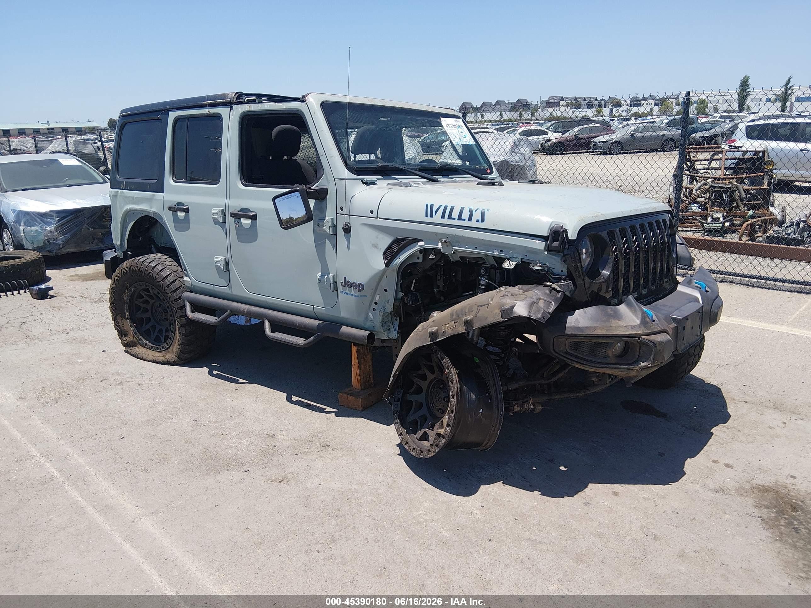 2023 Jeep Wrangler VIN 1C4JJXN6XPW684585 — IAAI salvage auction photo
