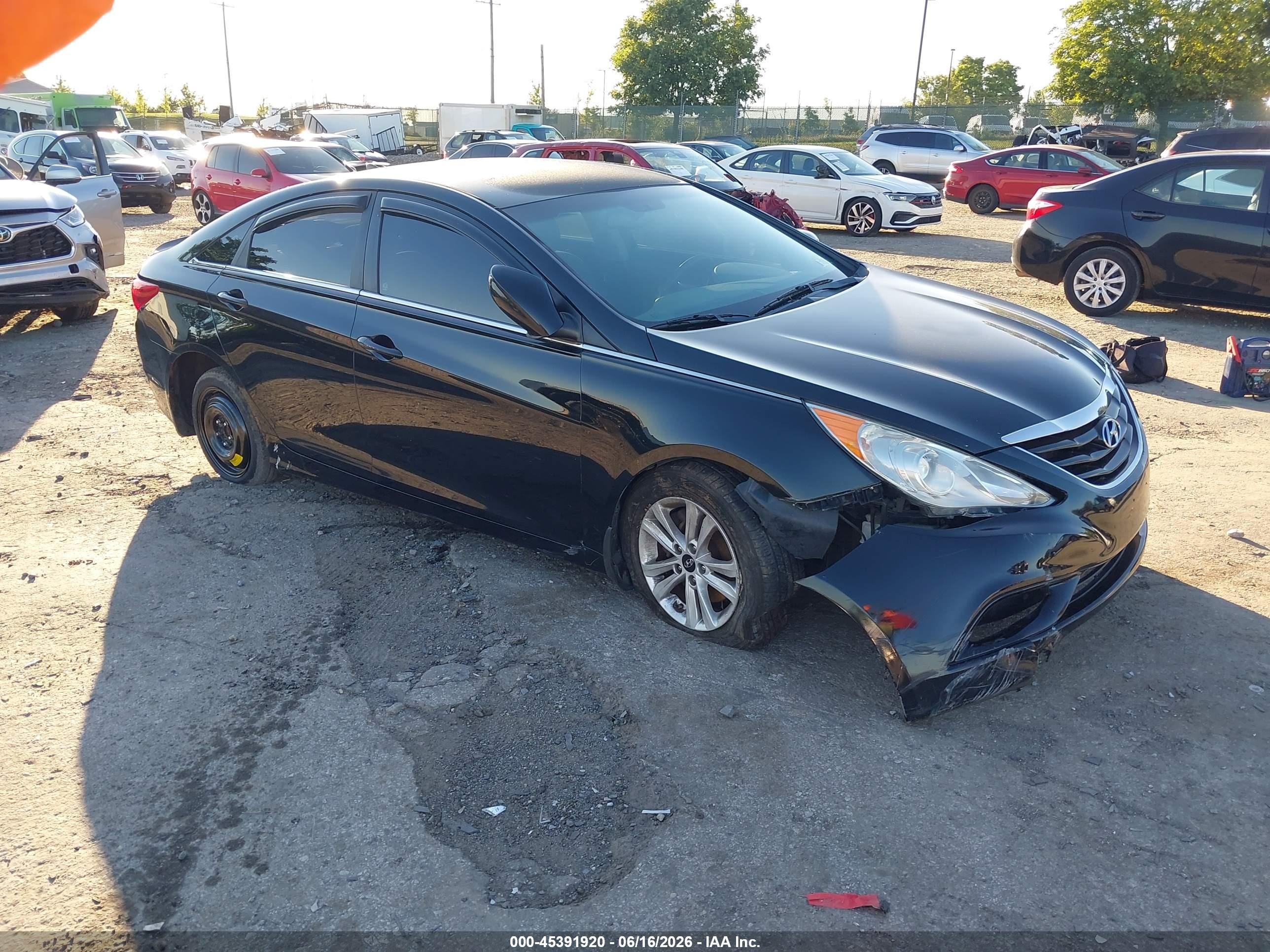 2013 Hyundai Sonata VIN 5NPEB4AC0DH678286 IAAI salvage auction — Front End, Salvage (Pennsylvania), sold $775 on 2026-07-07 (photo 1)