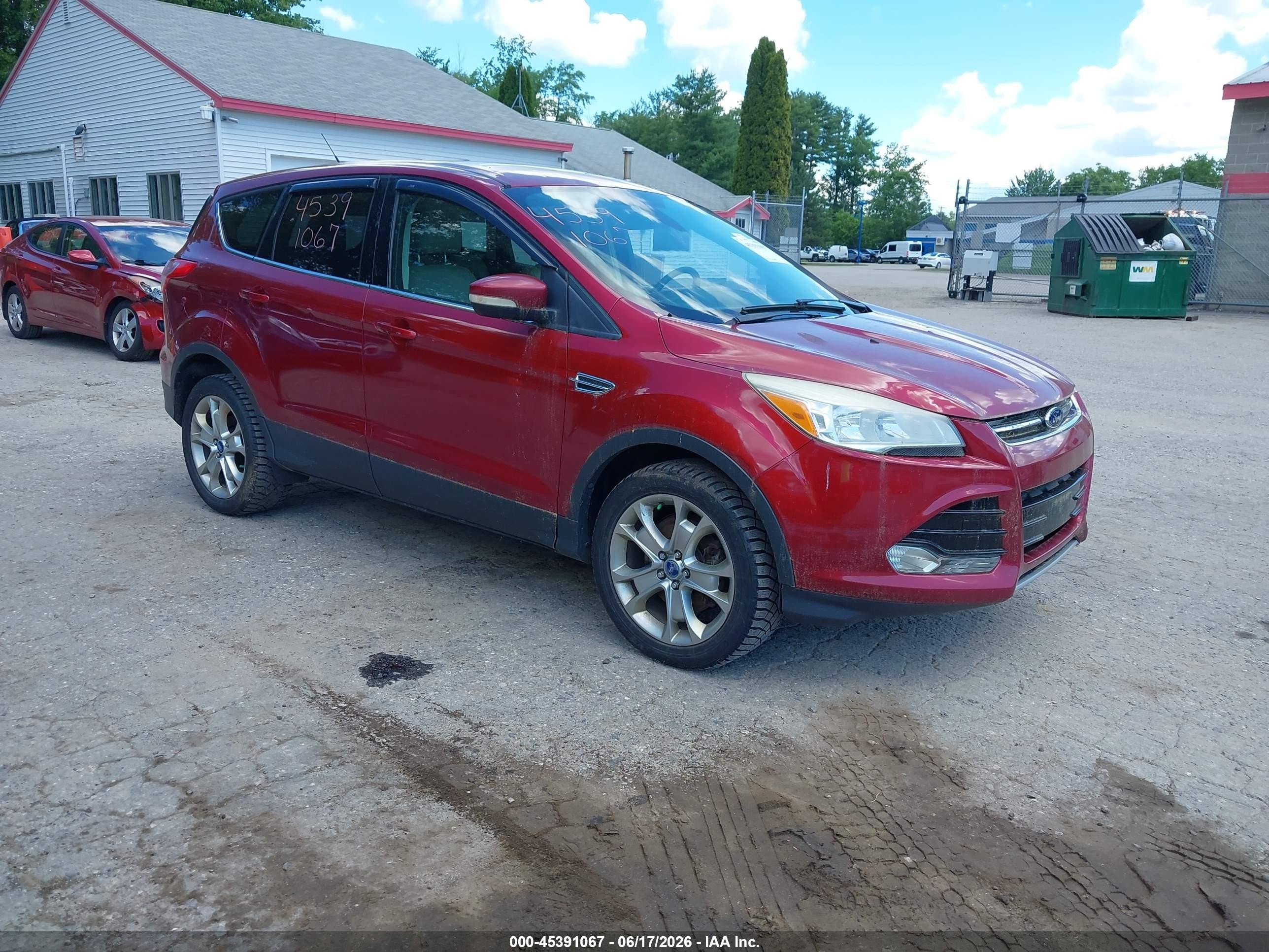 2013 Ford Escape VIN 1FMCU9HX9DUA45259 IAAI salvage auction — Normal Wear, Original (Maine), sold $700 on 2026-07-12 (photo 1)