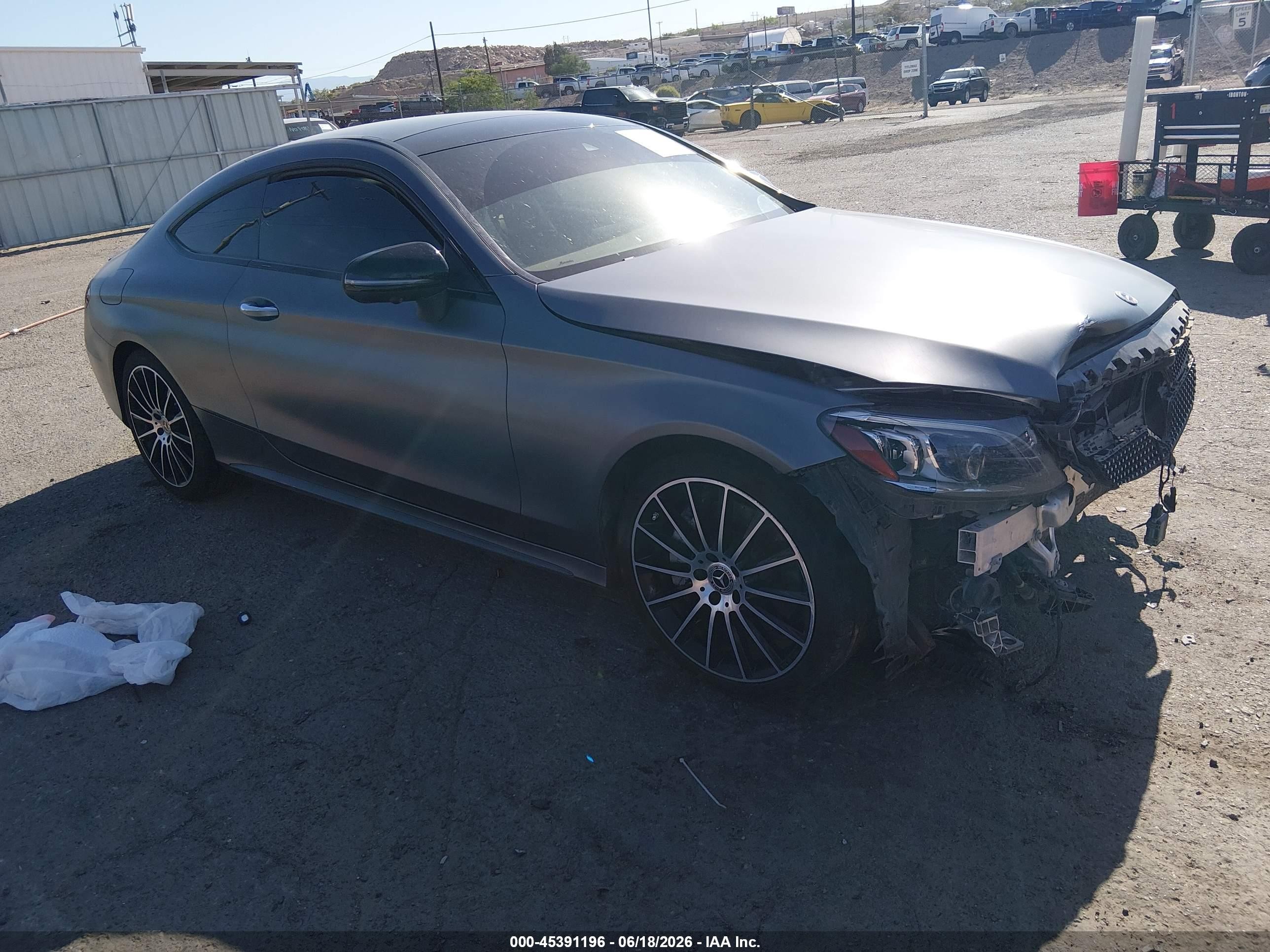 2022 Mercedes-Benz C-Class VIN W1KWJ8DBXNG108924 — IAAI salvage auction photo
