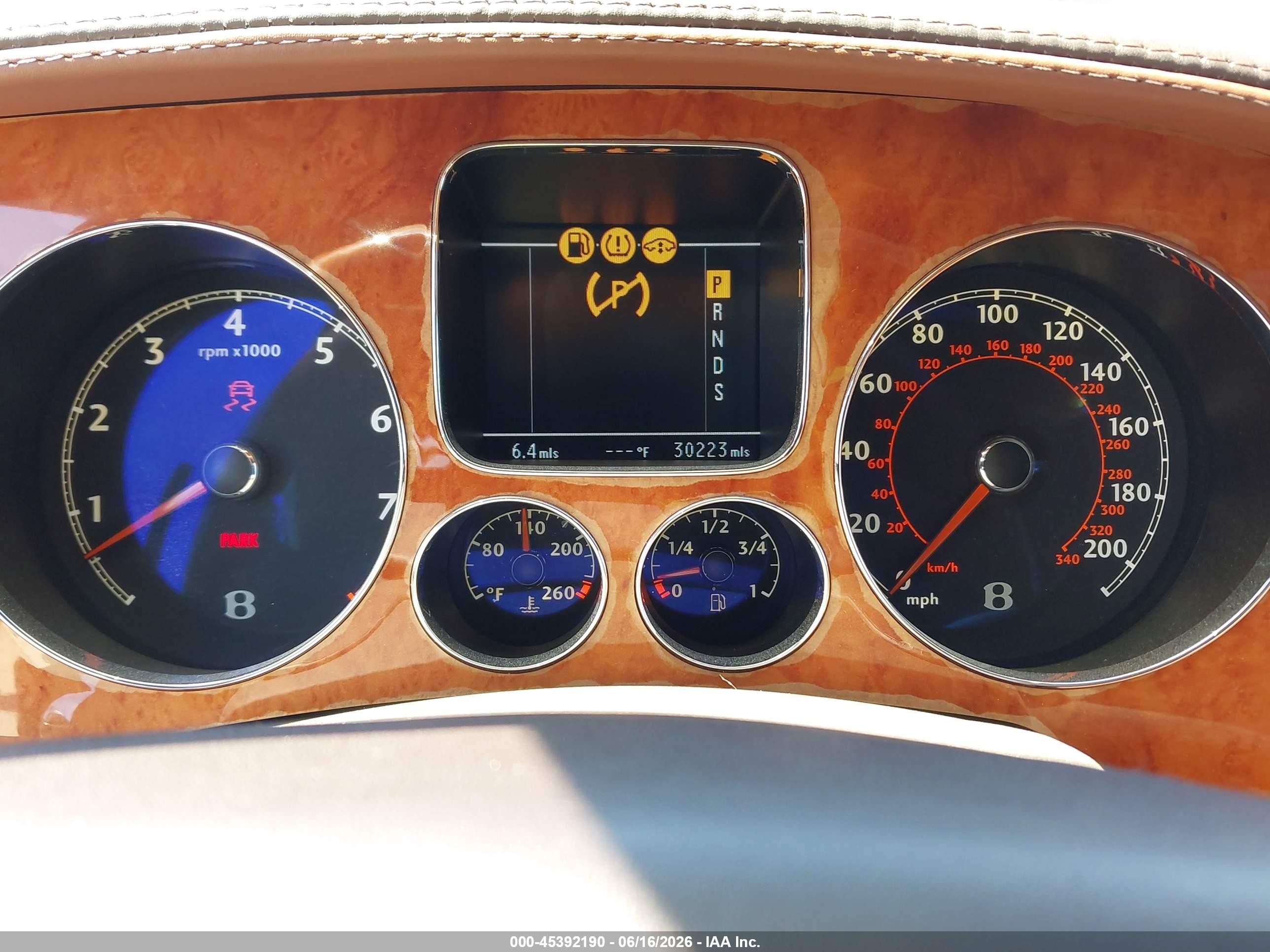 2007 Bentley Continenta VIN SCBBR93W87C041006 IAAI salvage auction — Front End, Salvage (California), sold $15,850 on 2026-07-15 (photo 7)