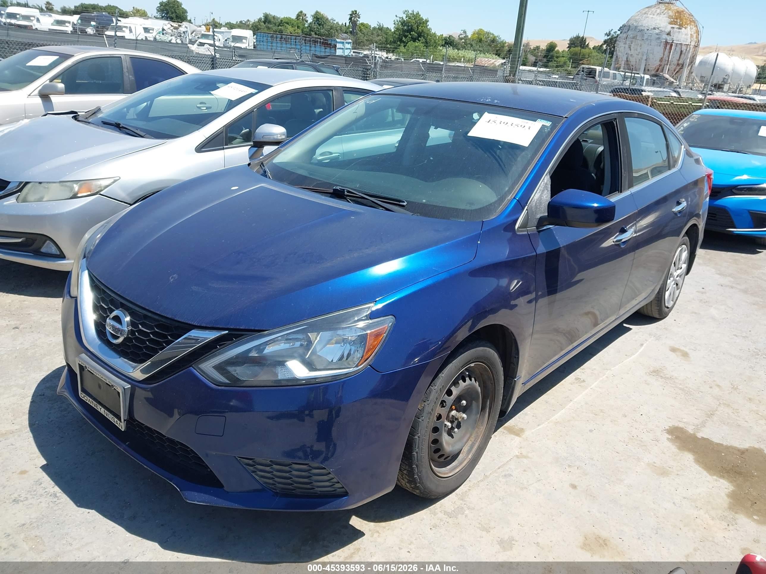 2017 Nissan Sentra VIN 3N1AB7AP7HY335974 IAAI salvage auction — Normal Wear, Clear - Dealer Only (California), sold $1,200 on 2026-07-09 (photo 2)
