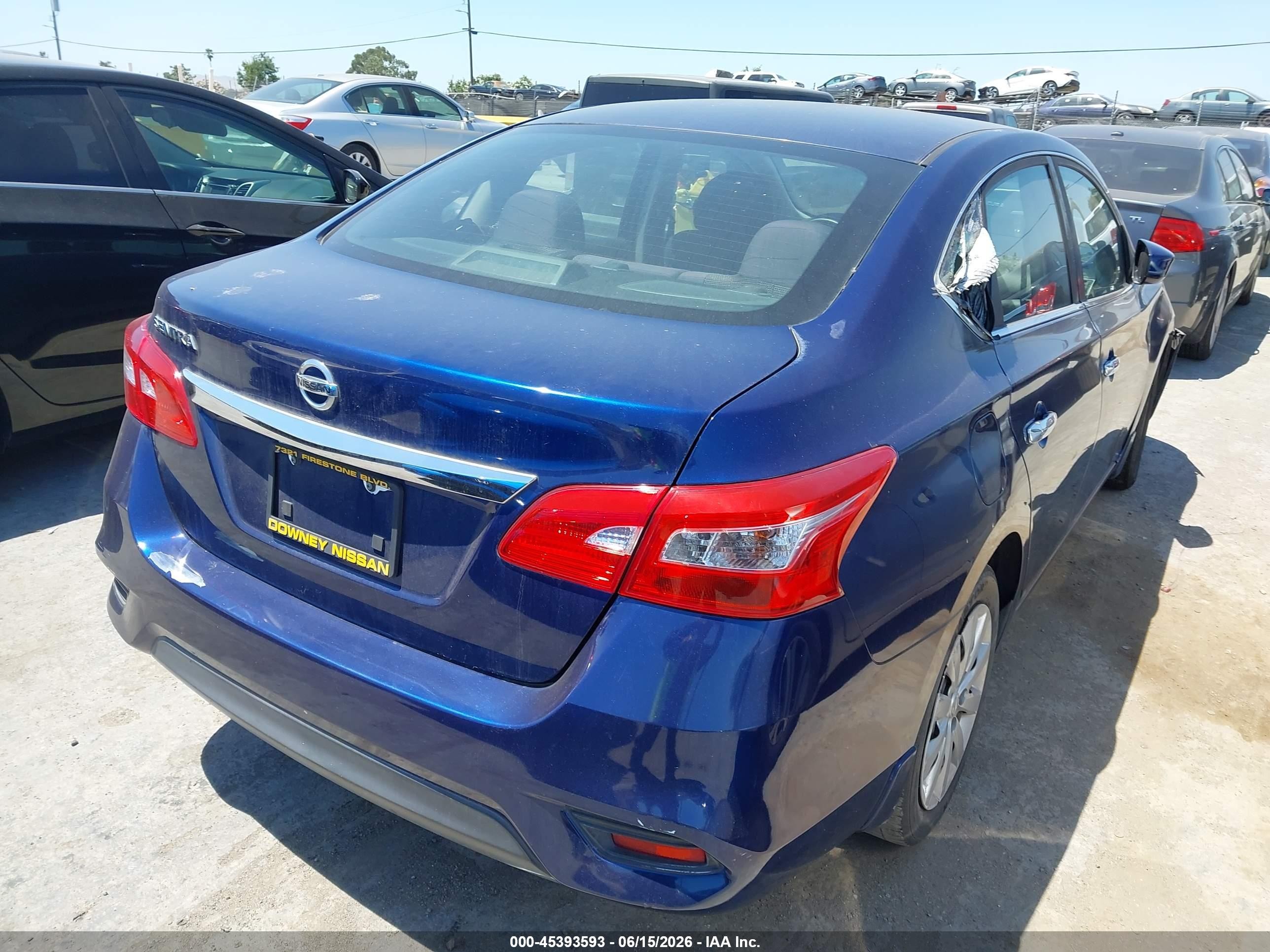 2017 Nissan Sentra VIN 3N1AB7AP7HY335974 IAAI salvage auction — Normal Wear, Clear - Dealer Only (California), sold $1,200 on 2026-07-09 (photo 6)