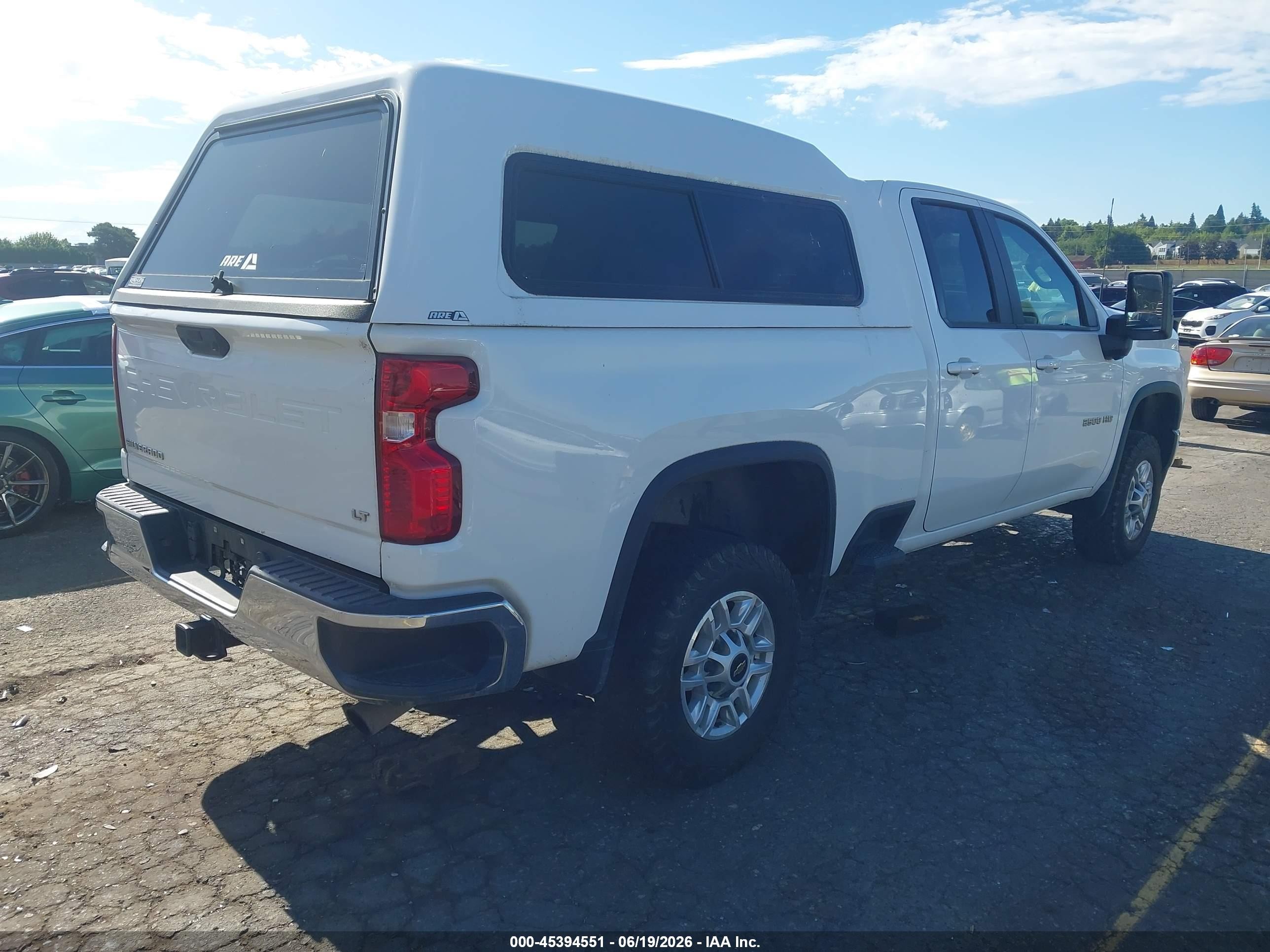 2021 Chevrolet Silverado 2500 VIN 1GC5WNE75MF126493 IAAI salvage auction — Front End, Clear (Oregon), sold $7,200 on 2026-07-09 (photo 4)