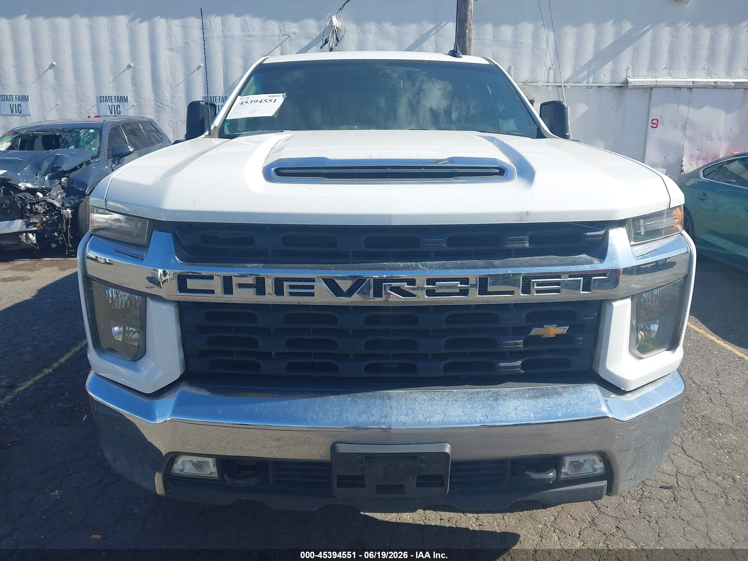 2021 Chevrolet Silverado 2500 VIN 1GC5WNE75MF126493 IAAI salvage auction — Front End, Clear (Oregon), sold $7,200 on 2026-07-09 (photo 6)