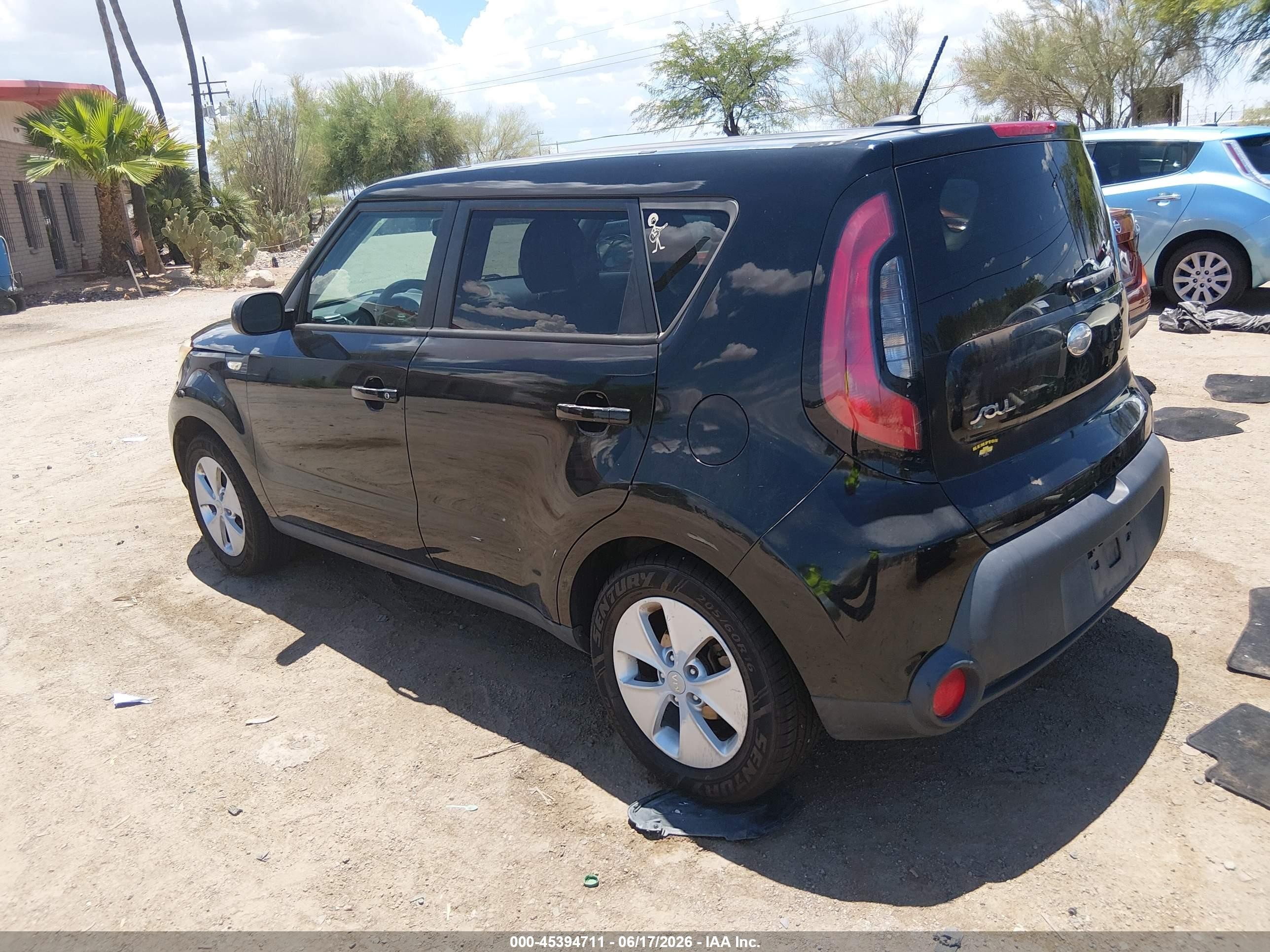 2014 Kia Soul VIN KNDJN2A21E7009905 IAAI salvage auction — Front End, Salvage (Arizona), sold $1,150 on 2026-07-09 (photo 3)