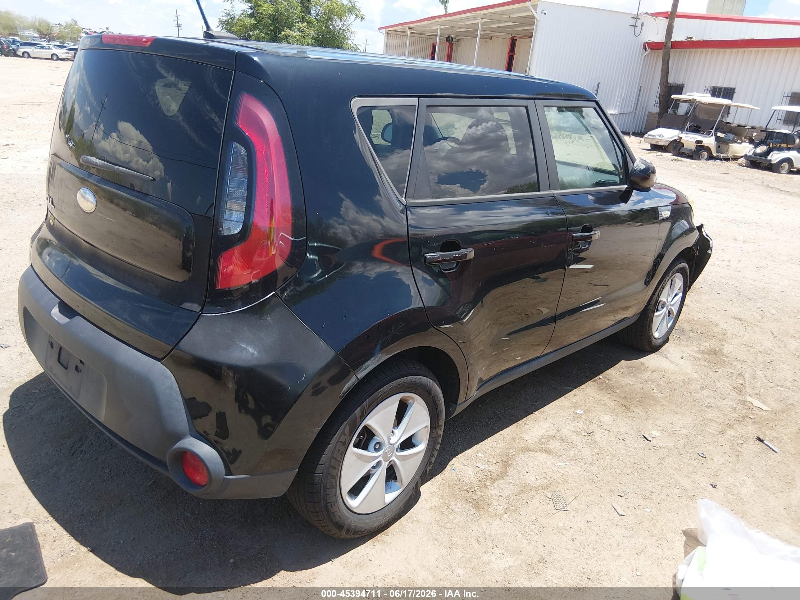 2014 Kia Soul VIN KNDJN2A21E7009905 IAAI salvage auction — Front End, Salvage (Arizona), sold $1,150 on 2026-07-09 (photo 4)