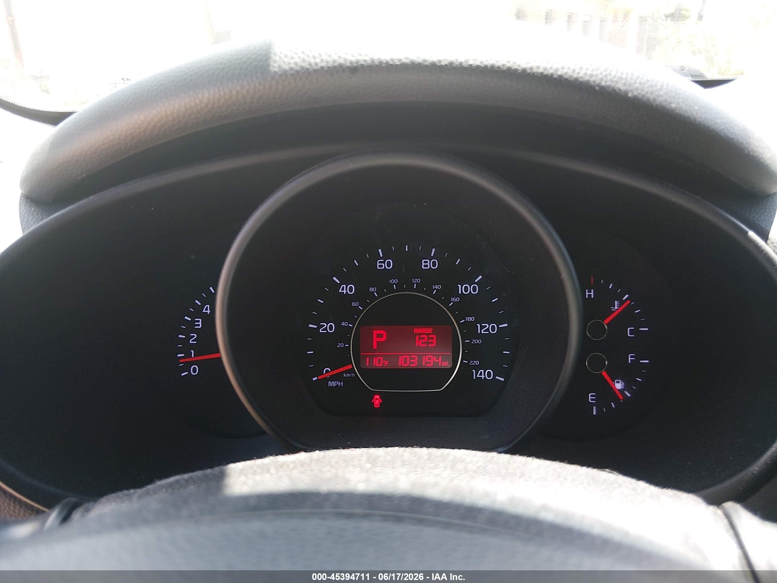 2014 Kia Soul VIN KNDJN2A21E7009905 IAAI salvage auction — Front End, Salvage (Arizona), sold $1,150 on 2026-07-09 (photo 7)