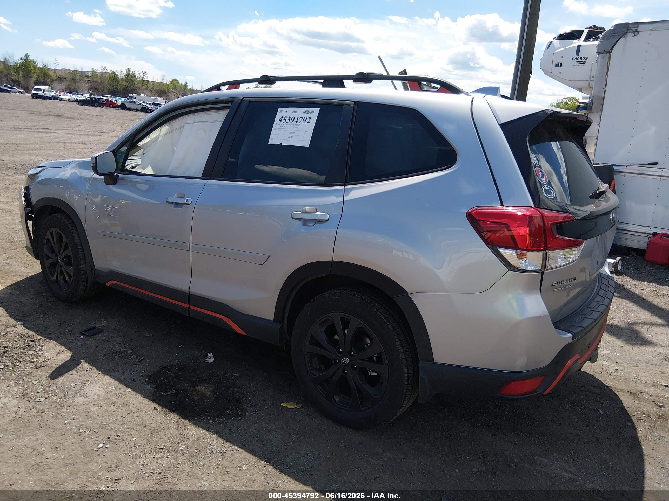 2023 Subaru Forester VIN JF2SKAJC4PH515985 IAAI salvage auction — Front End, Salvage (Pennsylvania), sold $4,100 on 2026-07-12 (photo 3)