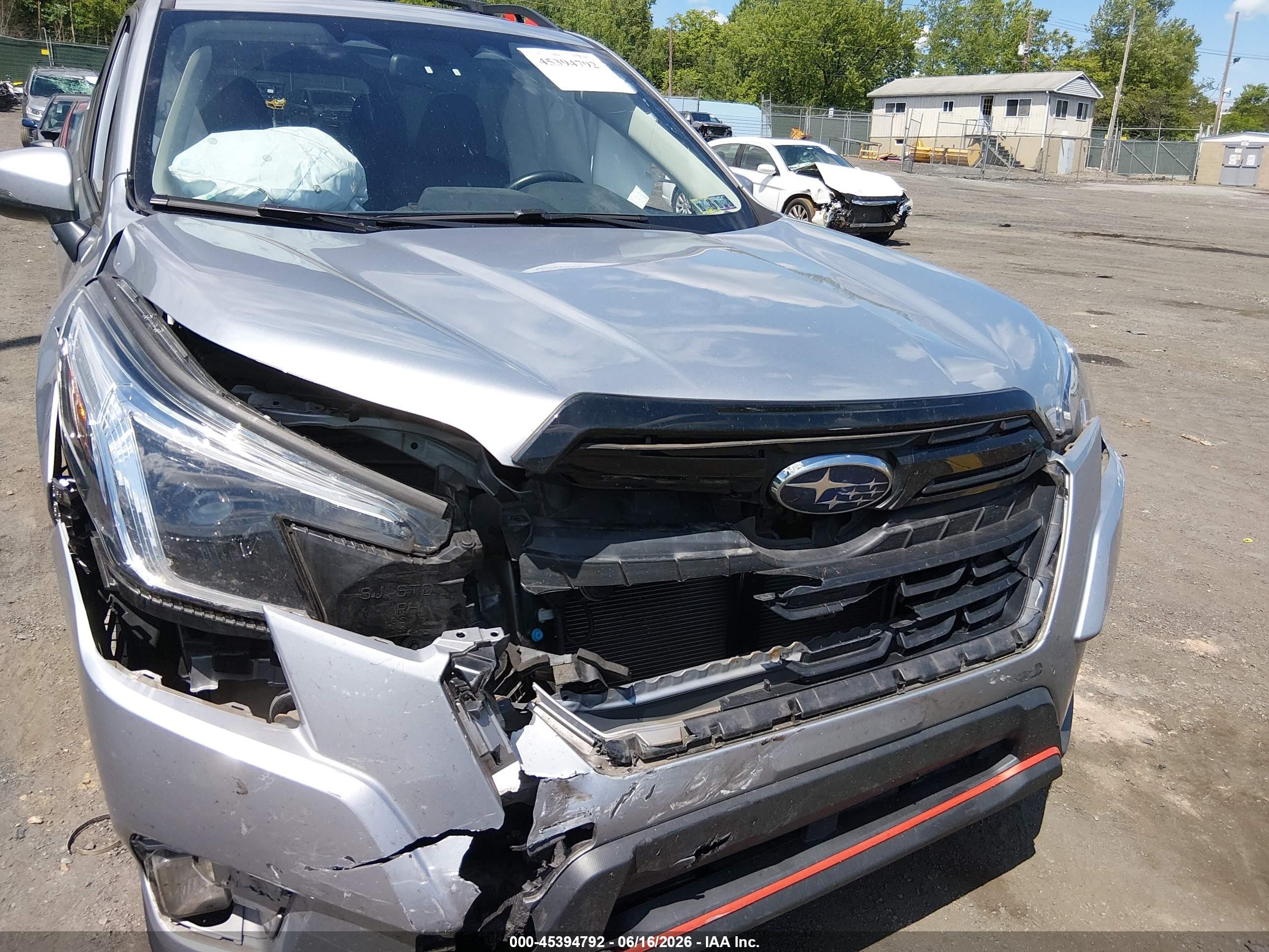 2023 Subaru Forester VIN JF2SKAJC4PH515985 IAAI salvage auction — Front End, Salvage (Pennsylvania), sold $4,100 on 2026-07-12 (photo 6)