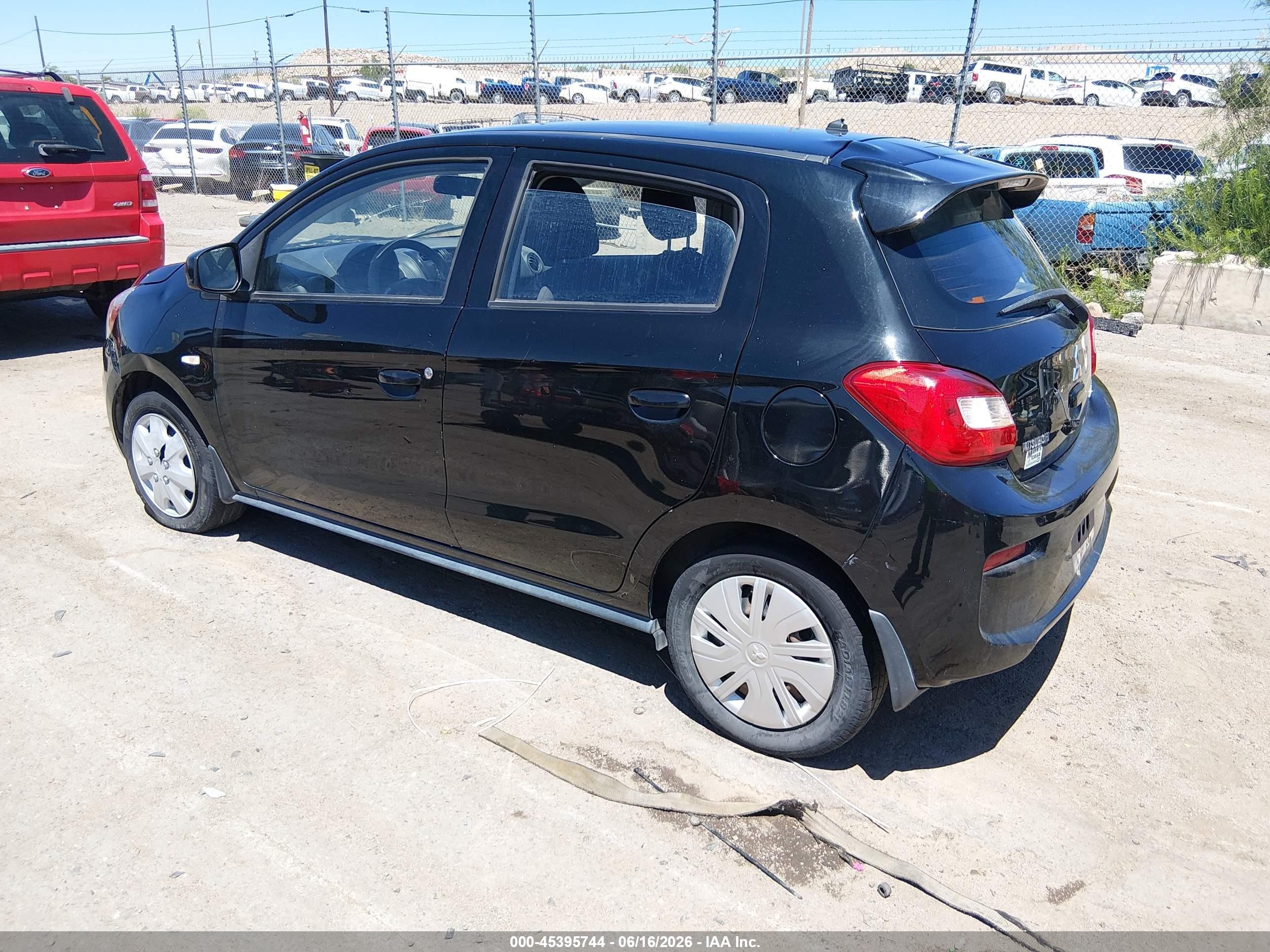 2018 Mitsubishi Mirage VIN ML32A3HJ8JH009071 IAAI salvage auction — Normal Wear, Clear (Montana), sold $375 on 2026-09-08 (photo 3)