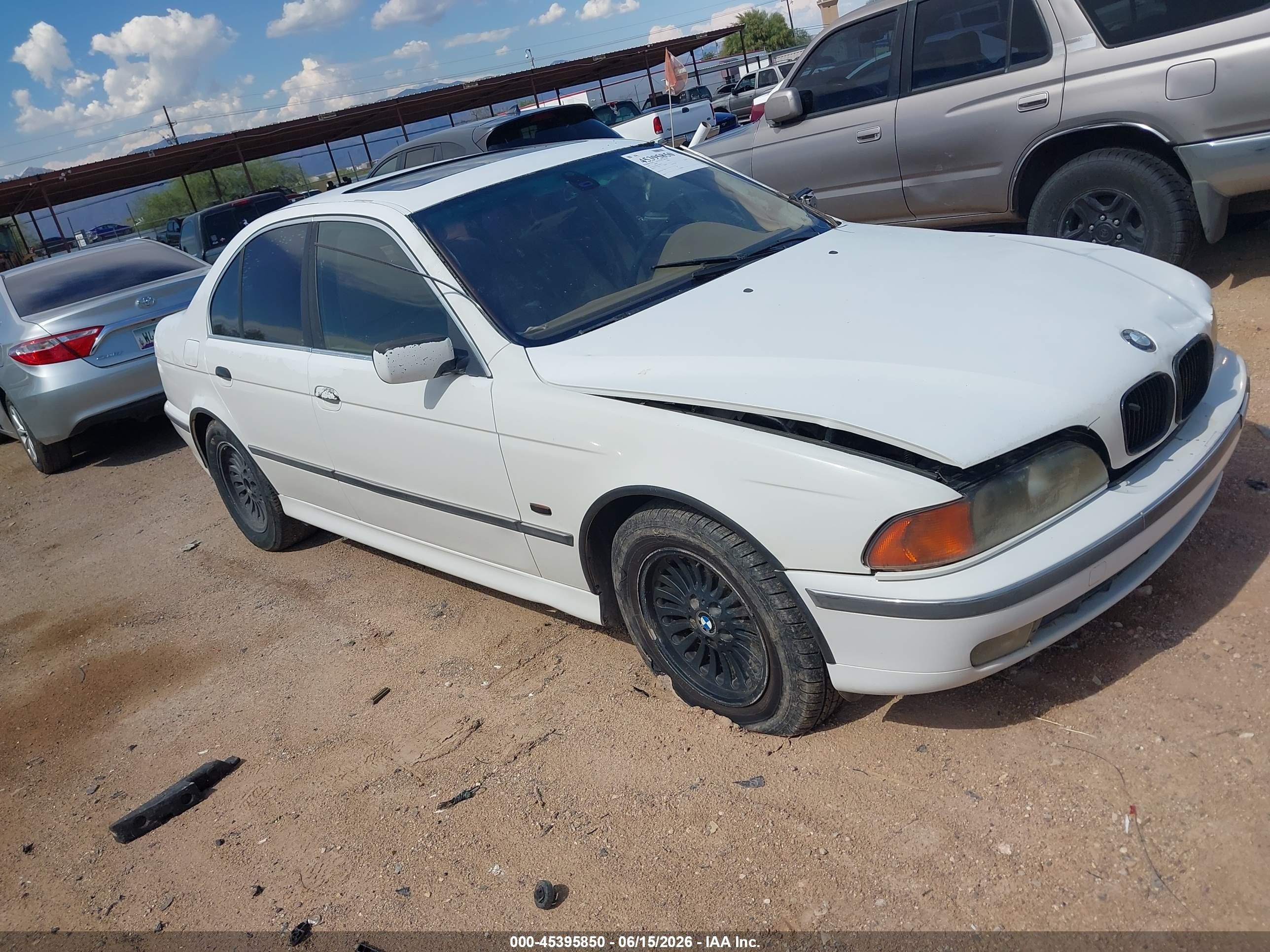 2000 BMW 5 Series VIN WBADN6349YGM65753 IAAI salvage auction — Normal Wear, Clear-Dealer Only (Arizona), sold $225 on 2026-07-02 (photo 1)