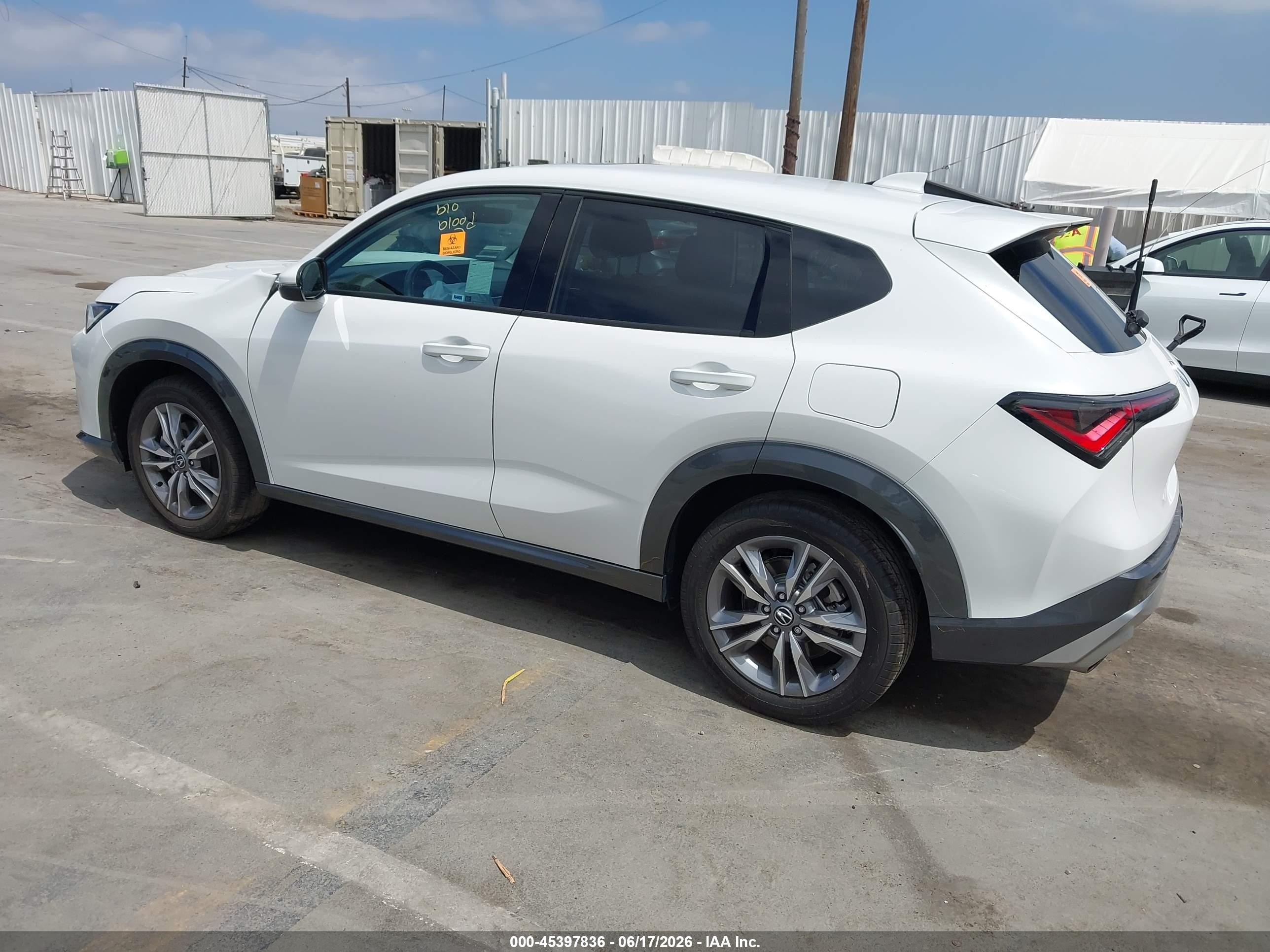 2025 Acura ADX VIN 3HDSA1H39SM704237 IAAI salvage auction — Biohazard/Chemical, Salvage (California), sold $7,600 on 2026-09-19 (photo 3)