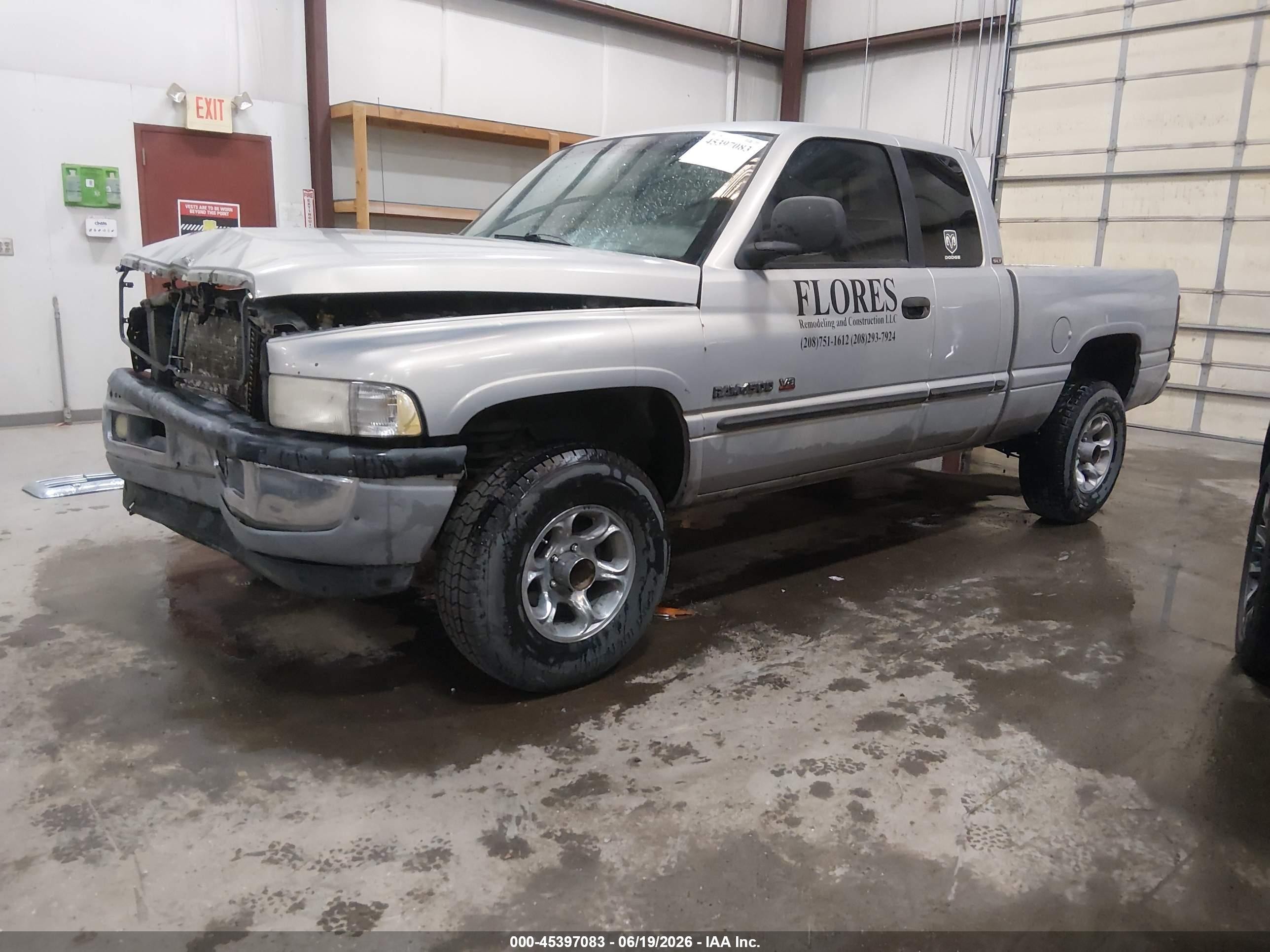 2001 Dodge Ram 1500 VIN 1B7HF13ZX1J290437 IAAI salvage auction — Front End, Salvage (Idaho), sold $250 on 2026-07-10 (photo 2)