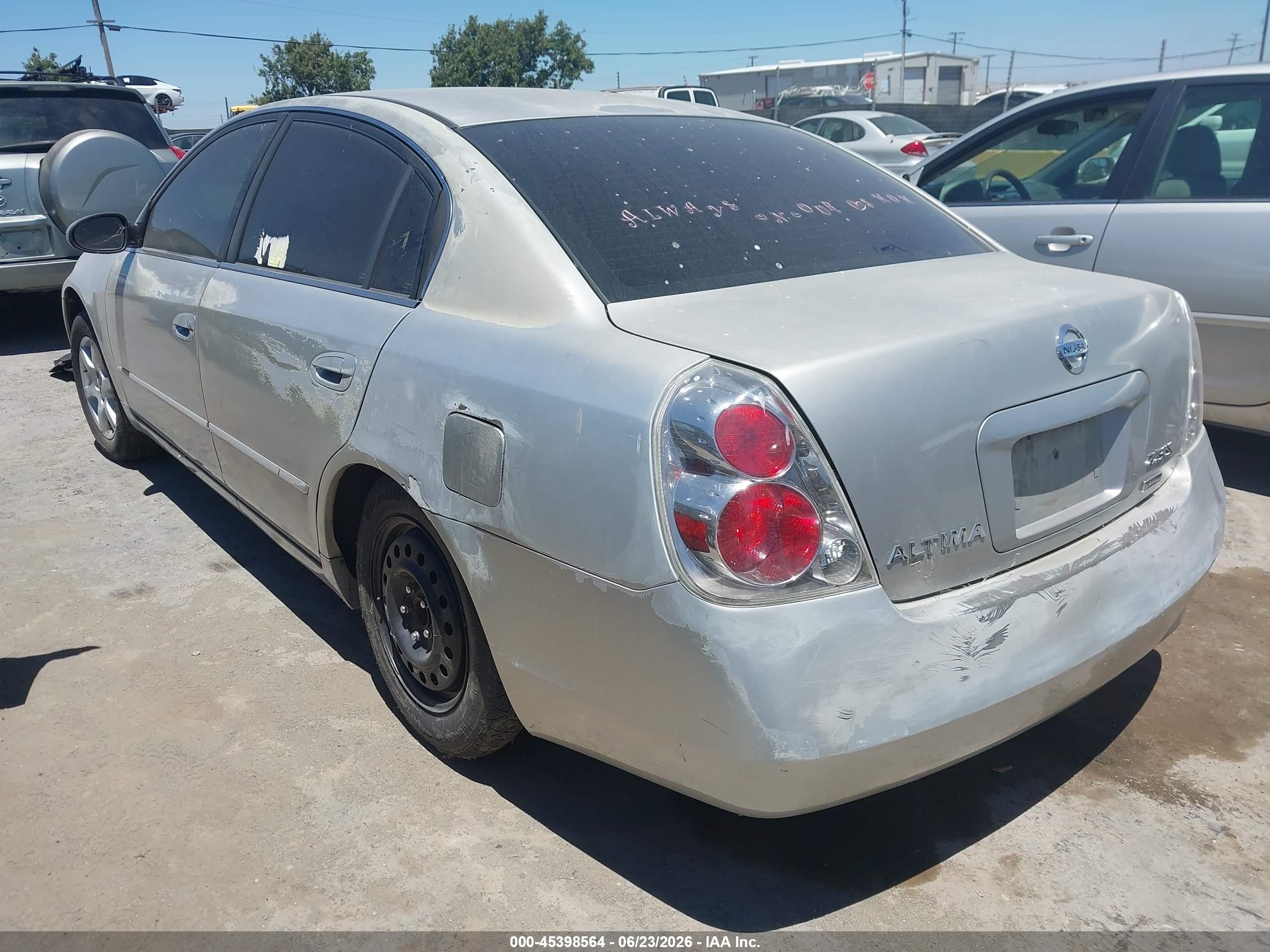 2006 Nissan Altima VIN 1N4AL11D06N348241 IAAI salvage auction — Normal Wear, Clear - Dealer Only (California), sold $200 on 2026-07-02 (photo 3)
