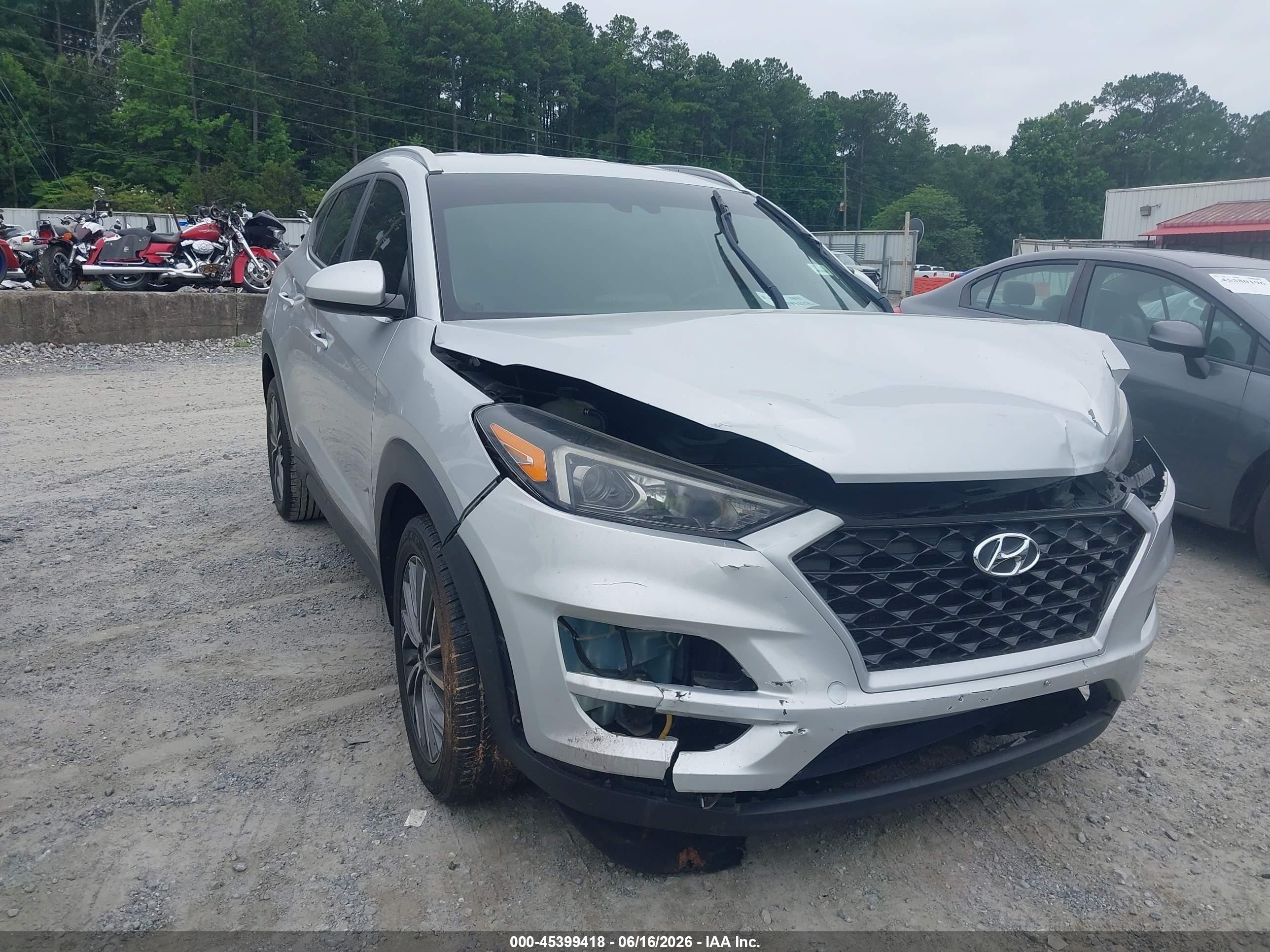 2019 Hyundai Tucson VIN KM8J33AL4KU896624 IAAI salvage auction — Front End, Salvage (Georgia), sold $2,900 on 2026-09-08 (photo 1)