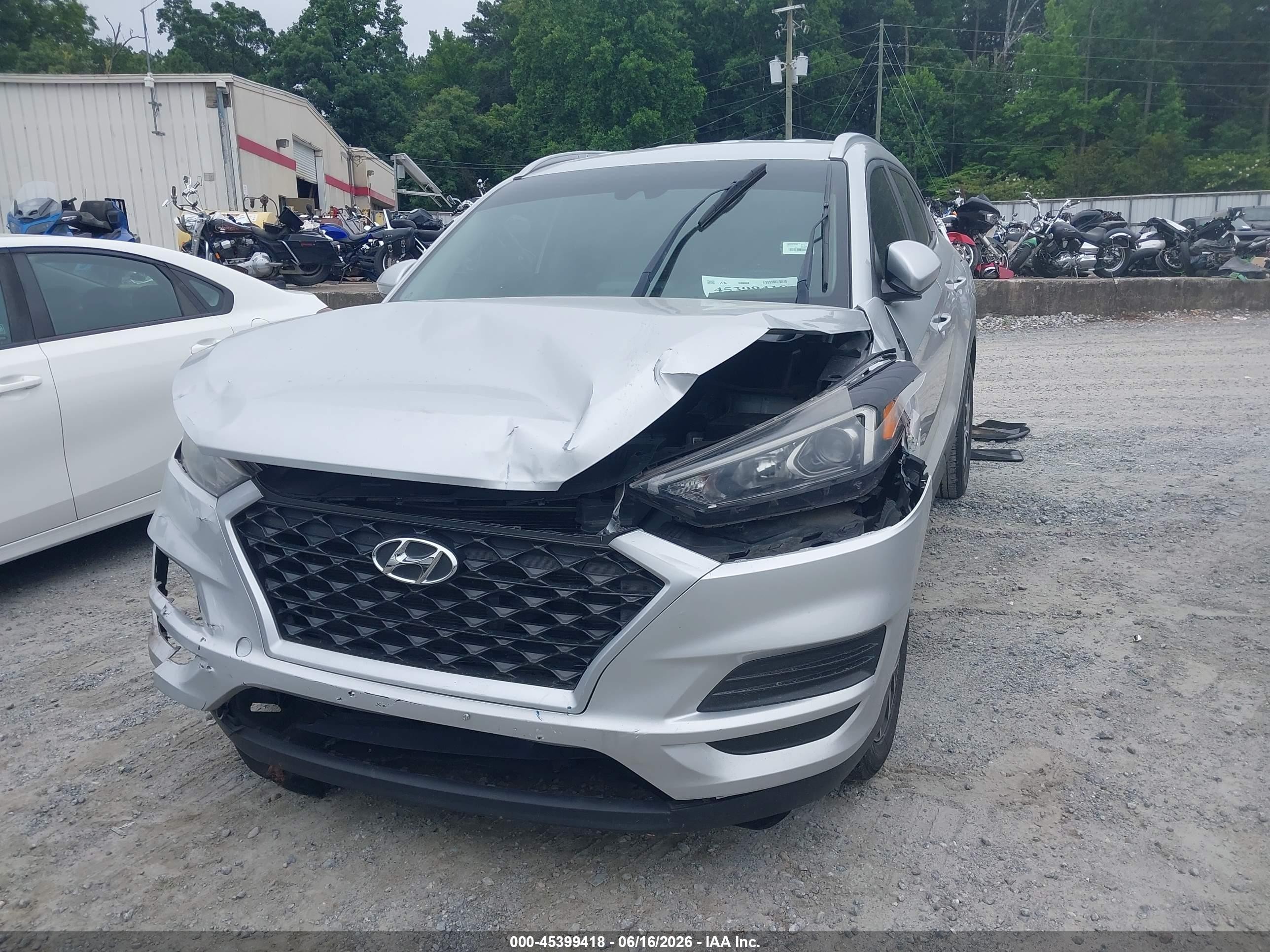 2019 Hyundai Tucson VIN KM8J33AL4KU896624 IAAI salvage auction — Front End, Salvage (Georgia), sold $2,900 on 2026-09-08 (photo 2)