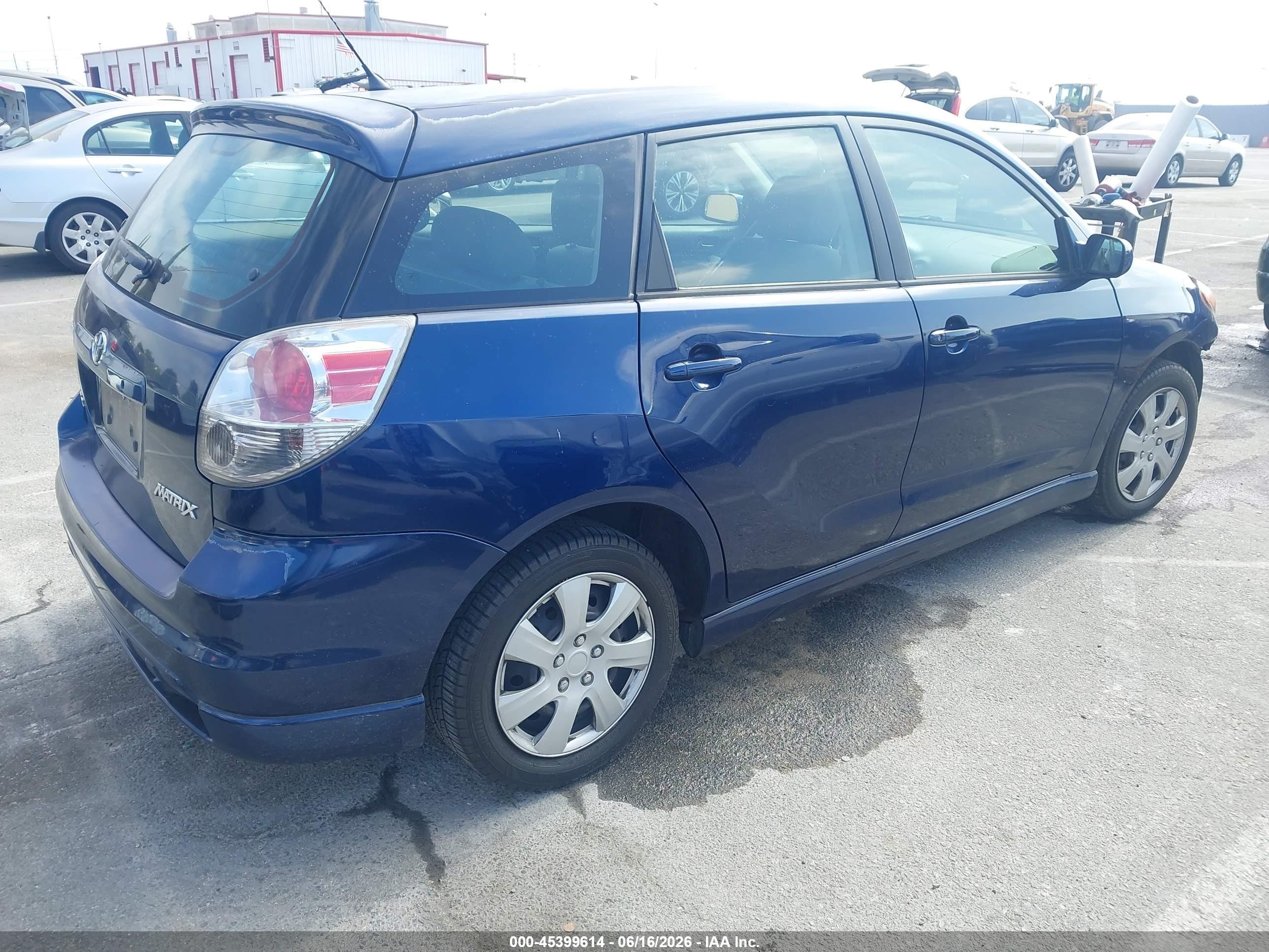 2007 Toyota Matrix VIN 2T1KR32EX7C651936 IAAI salvage auction — Front End, Salvage (California), sold $700 on 2026-07-02 (photo 4)