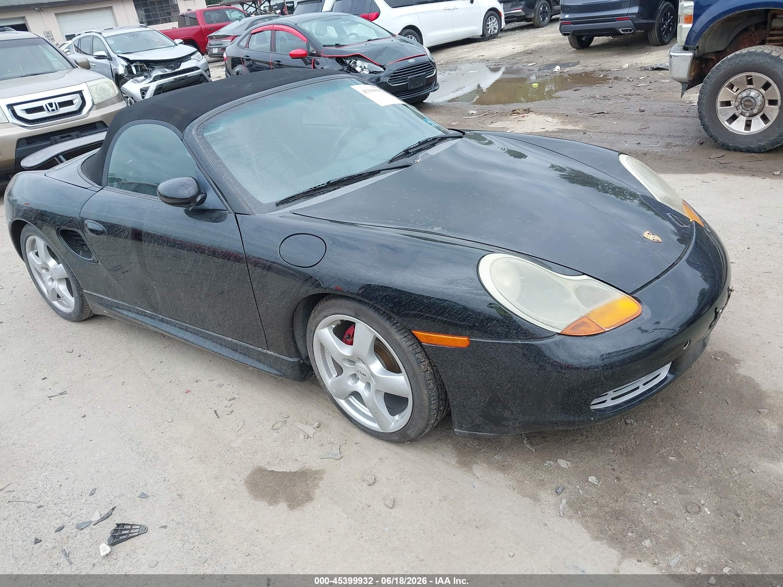1998 Porsche Boxster VIN WP0CA2981WU623689 — IAAI salvage auction photo