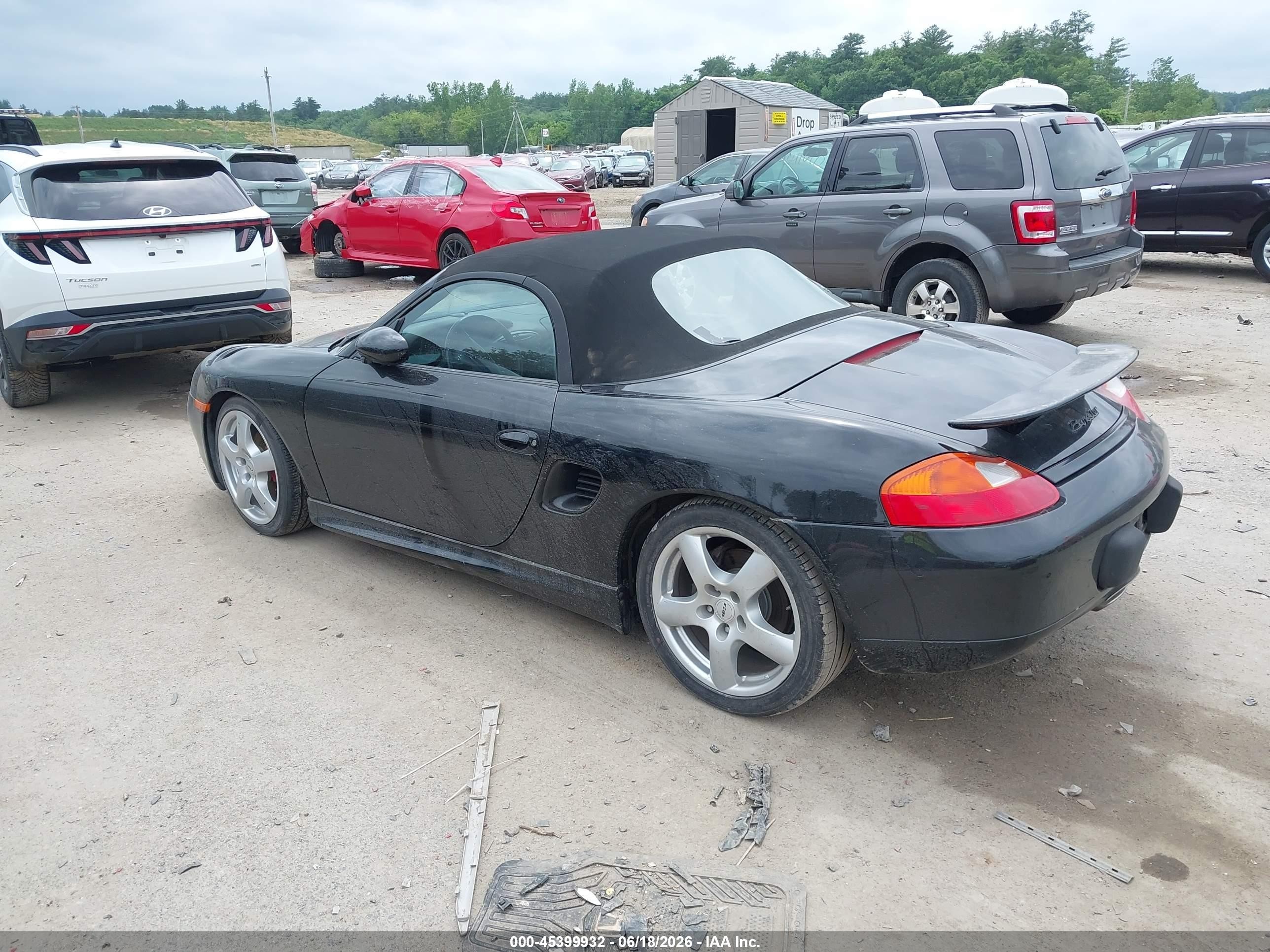 1998 Porsche Boxster VIN WP0CA2981WU623689 IAAI salvage auction — Normal Wear, Original (New Hampshire), sold $1,550 on 2026-07-01 (photo 3)