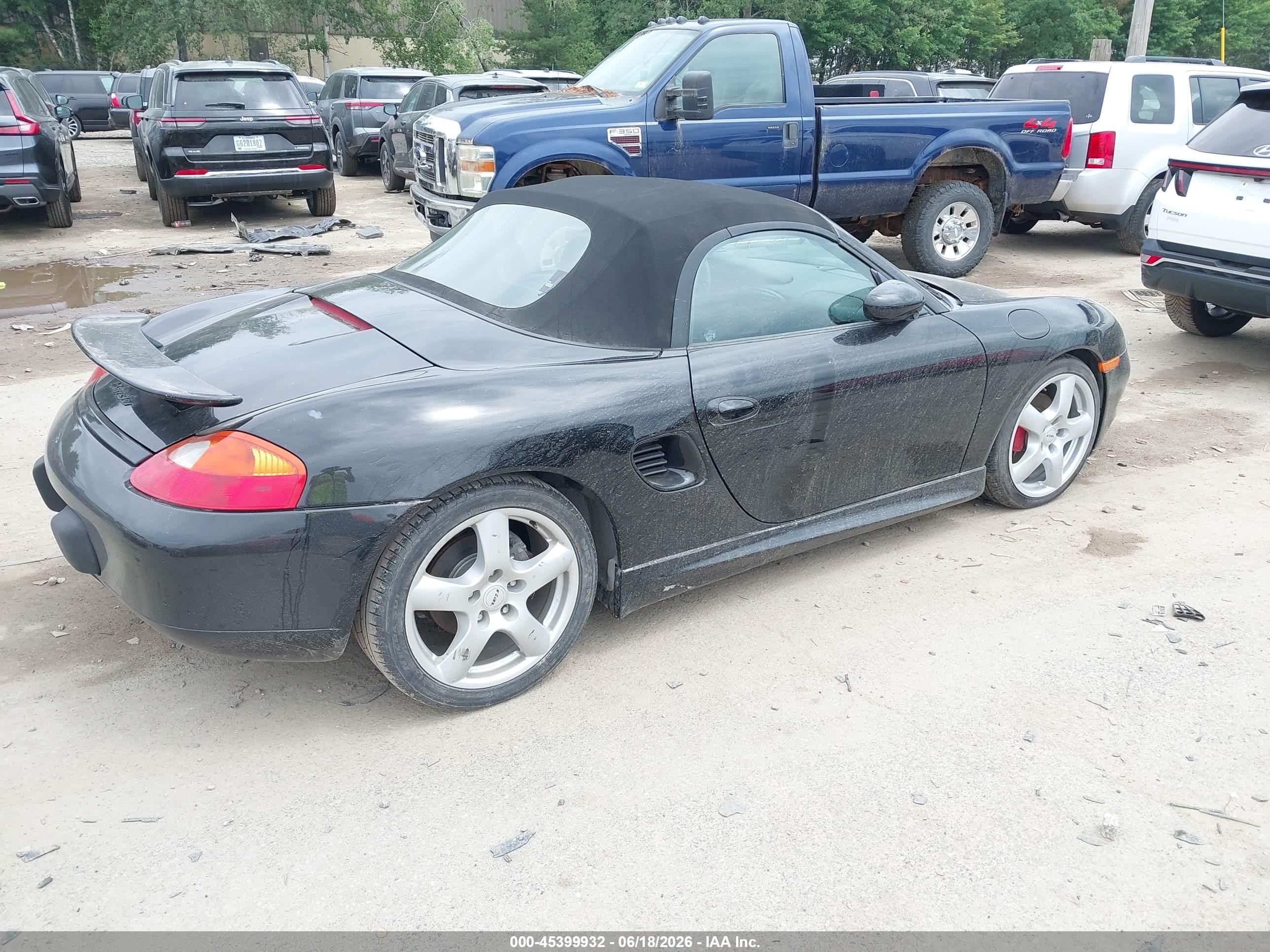 1998 Porsche Boxster VIN WP0CA2981WU623689 IAAI salvage auction — Normal Wear, Original (New Hampshire), sold $1,550 on 2026-07-01 (photo 4)