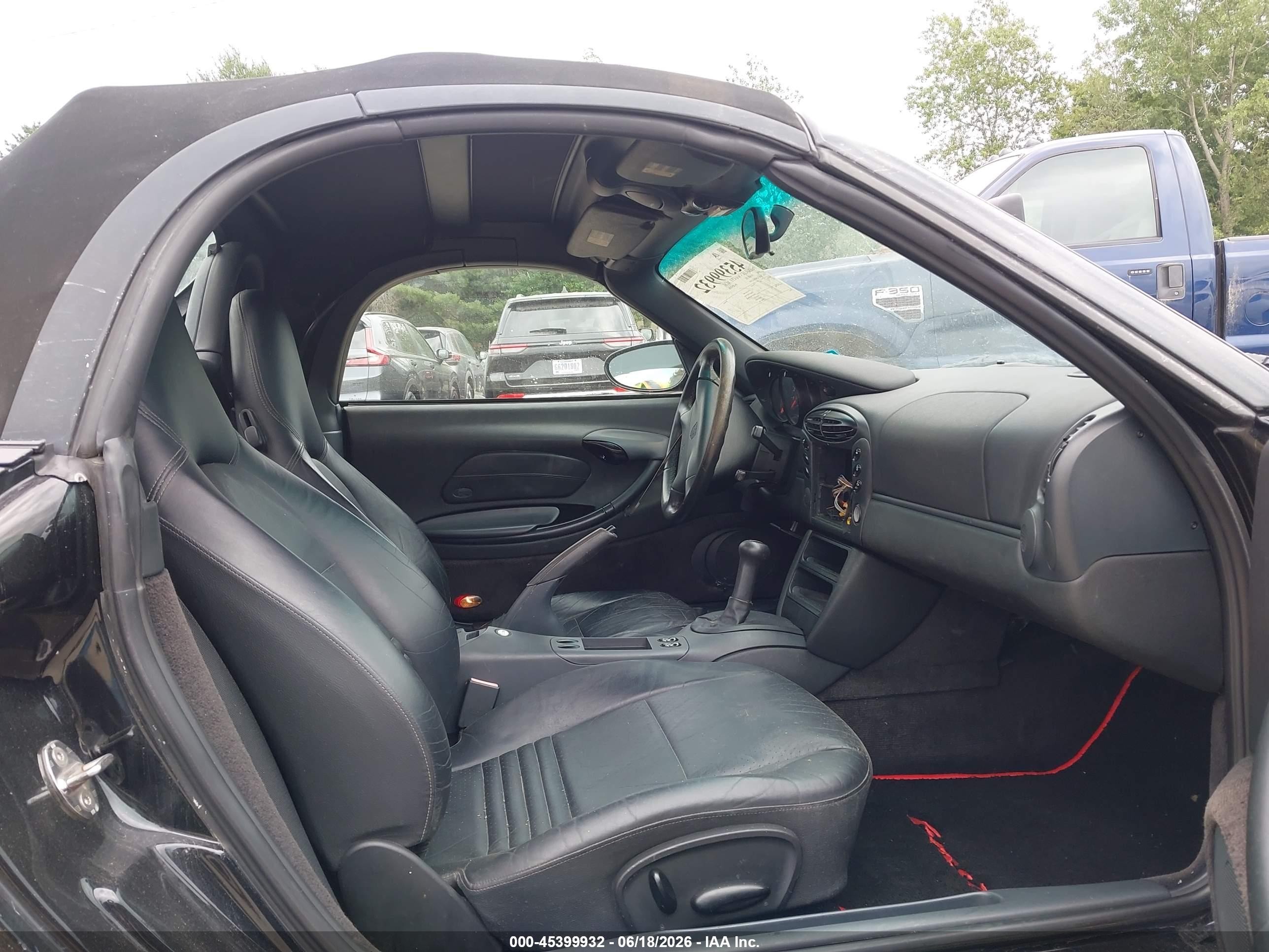 1998 Porsche Boxster VIN WP0CA2981WU623689 IAAI salvage auction — Normal Wear, Original (New Hampshire), sold $1,550 on 2026-07-01 (photo 5)