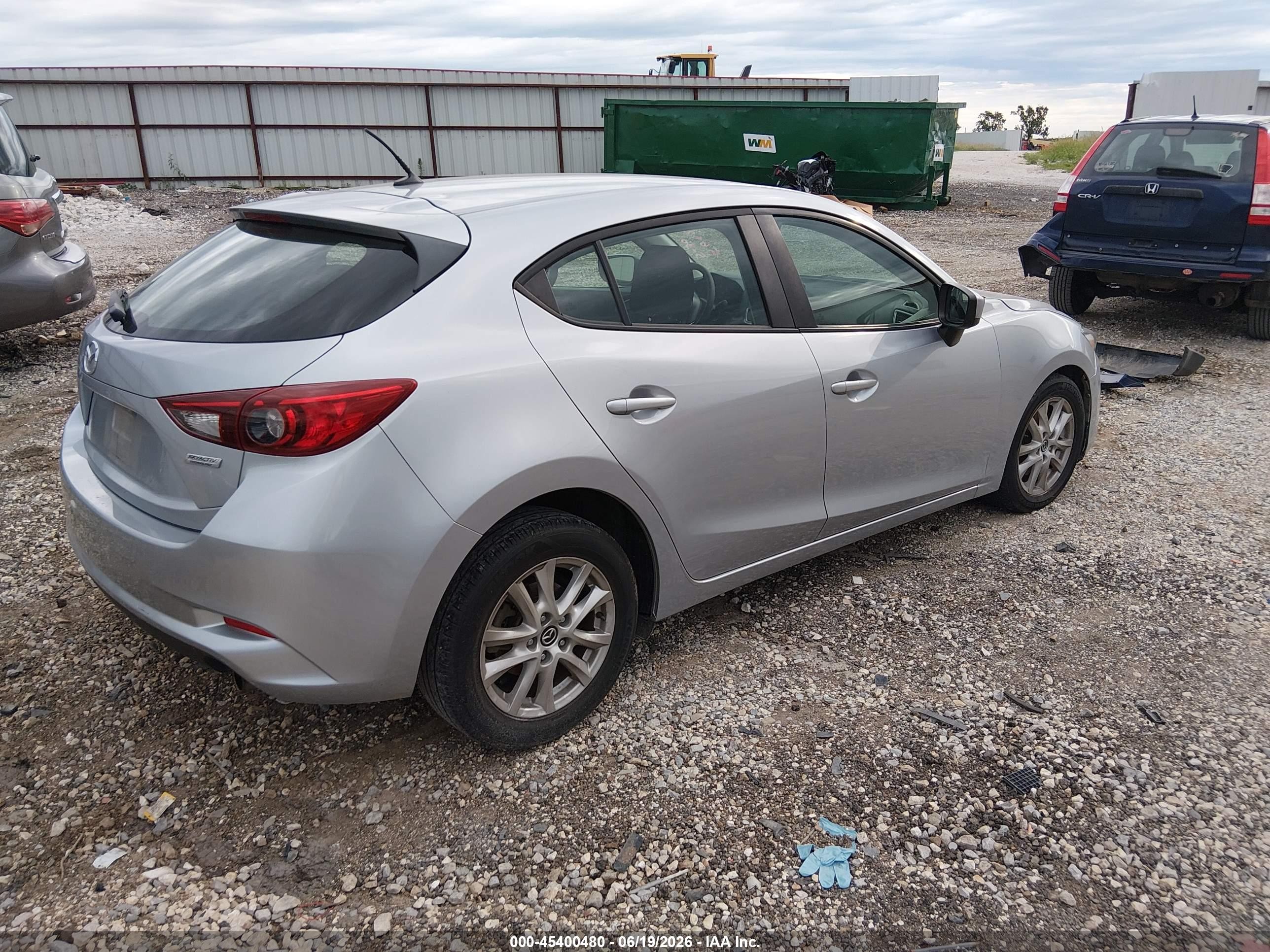 2017 Mazda 3 VIN 3MZBN1K7XHM145692 IAAI salvage auction — Unknown, Wait Title, sold $1,900 on 2026-09-20 (photo 4)