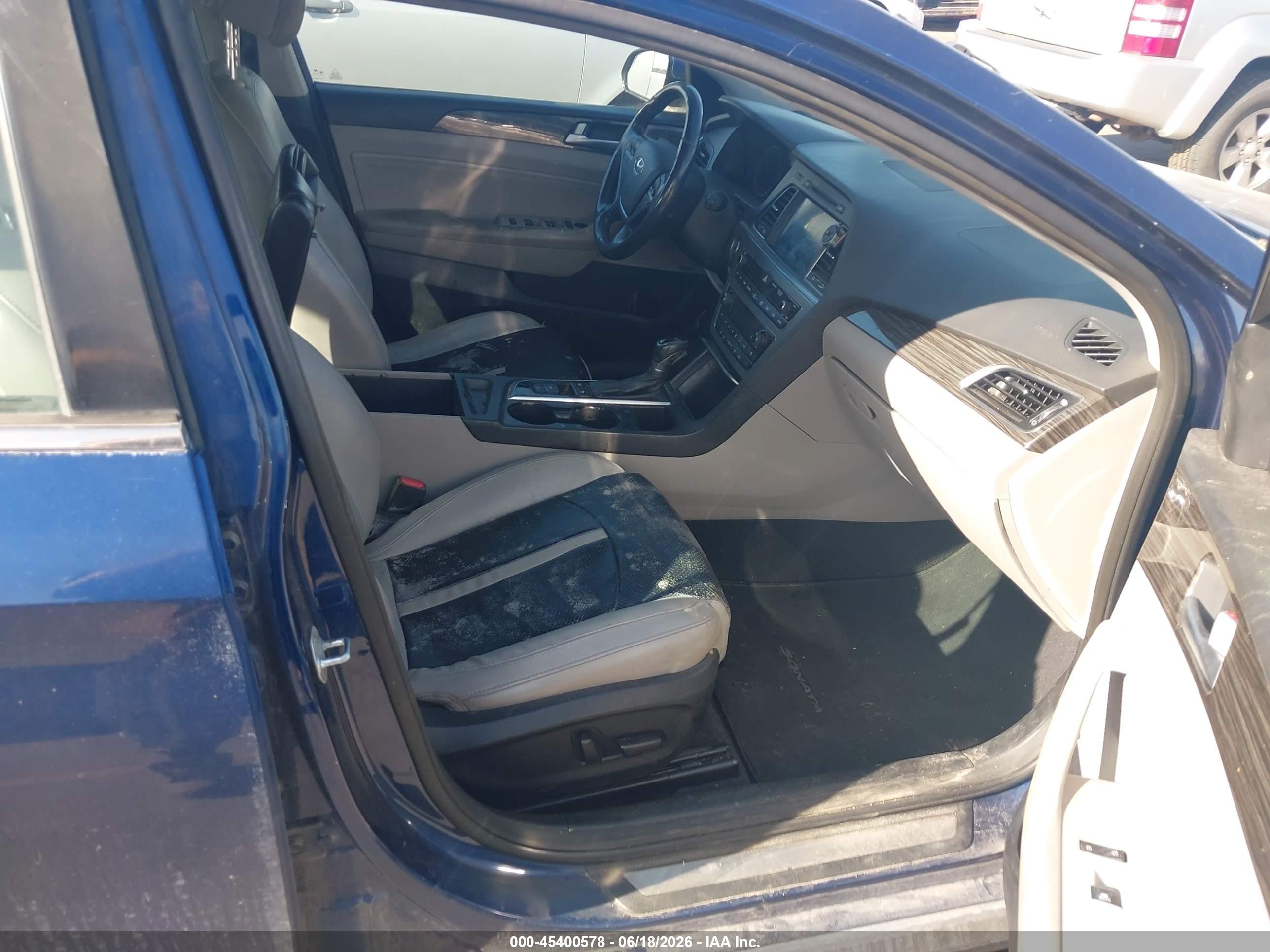 2015 Hyundai Sonata VIN 5NPE34AF1FH105780 IAAI salvage auction — Normal Wear, Clear (Idaho), sold $650 on 2026-07-09 (photo 5)