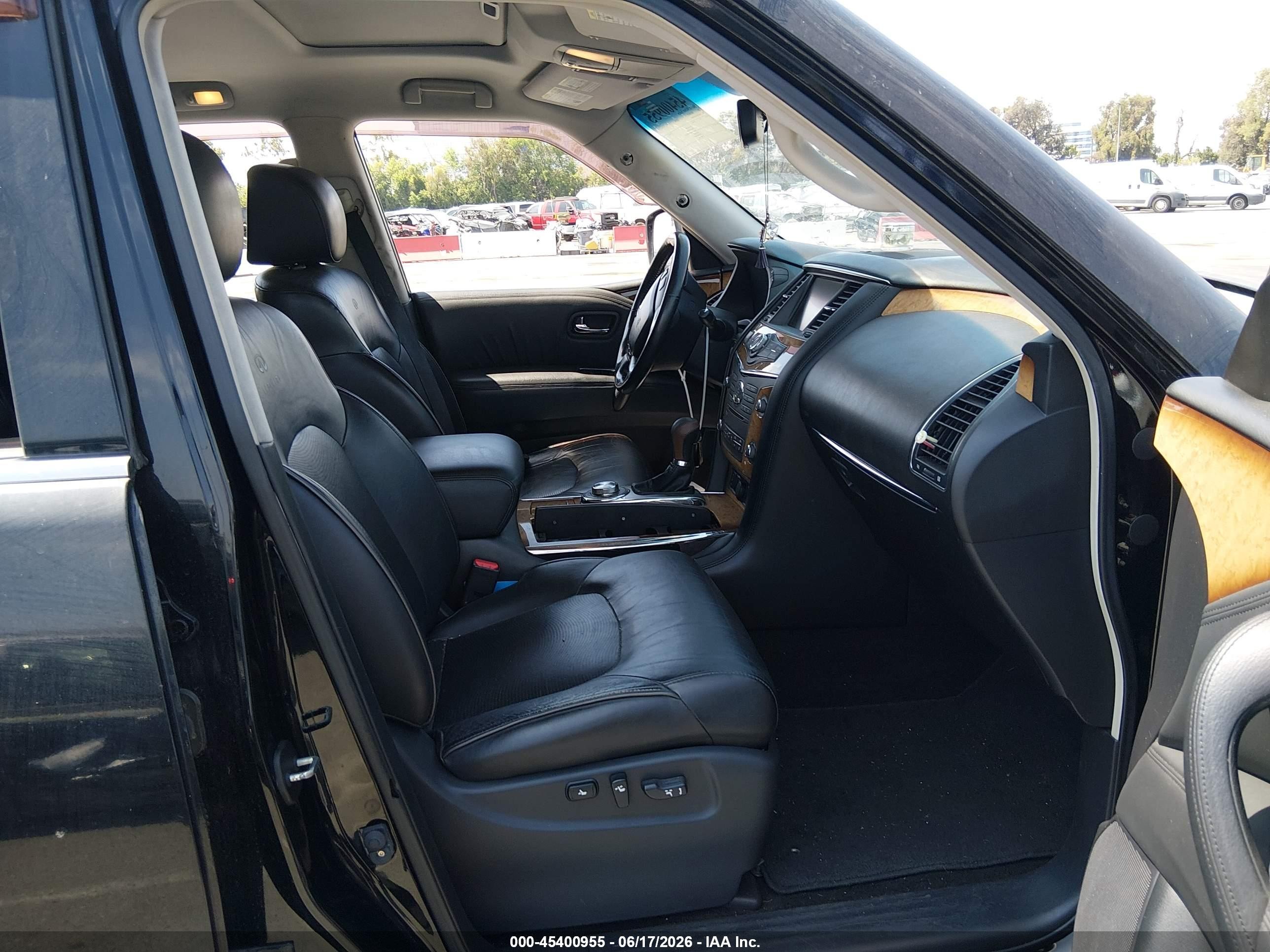 2011 Infiniti QX56 VIN JN8AZ2NC6B9300668 IAAI salvage auction — Suspension, Lien Papers (California), sold $825 on 2026-07-09 (photo 5)