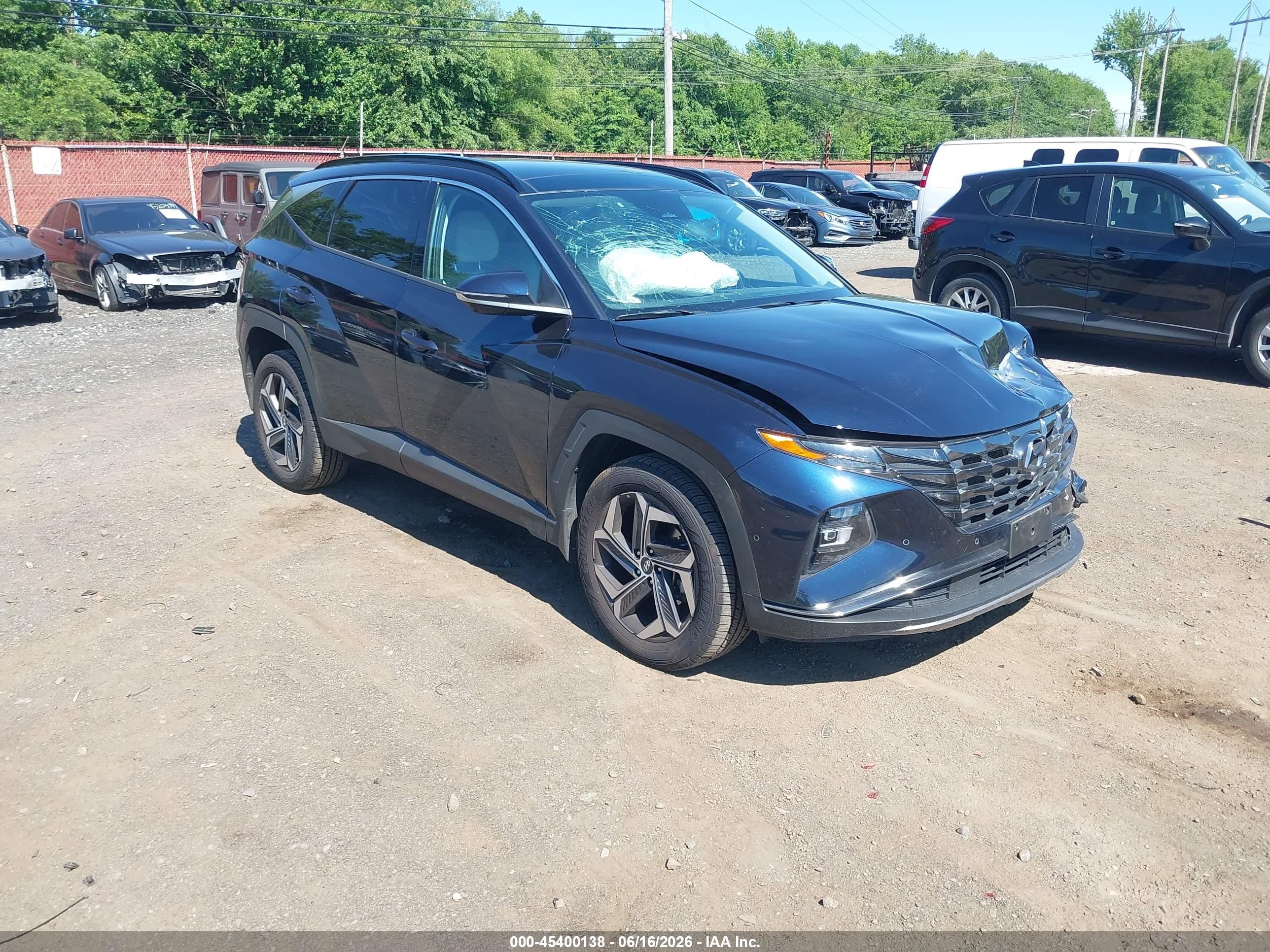 2023 Hyundai Tucson VIN KM8JECAEXPU191927 IAAI salvage auction — Front End, Salvage (Idaho), sold $6,200 on 2026-09-15 (photo 1)