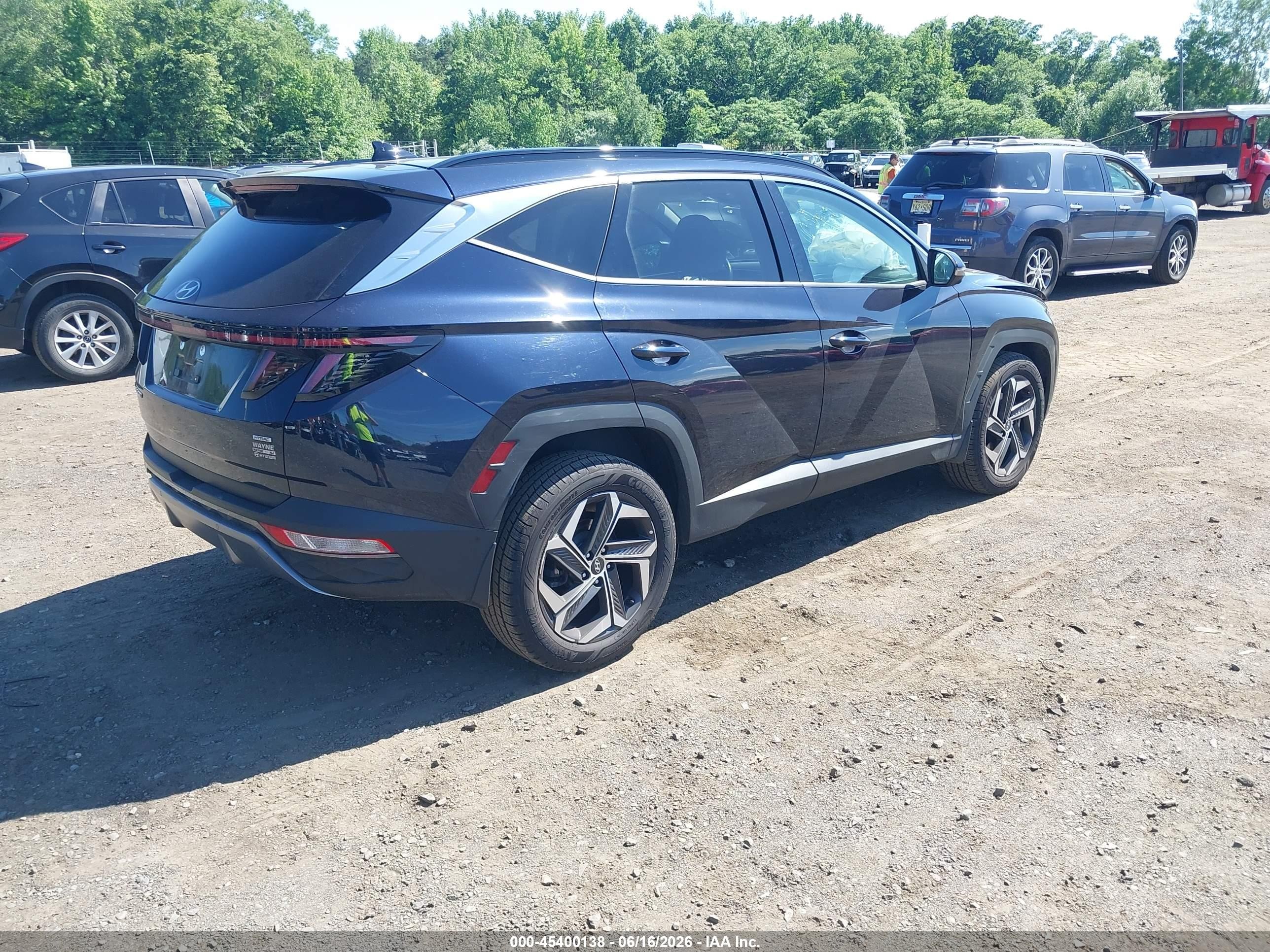2023 Hyundai Tucson VIN KM8JECAEXPU191927 IAAI salvage auction — Front End, Salvage (Idaho), sold $6,200 on 2026-09-15 (photo 4)