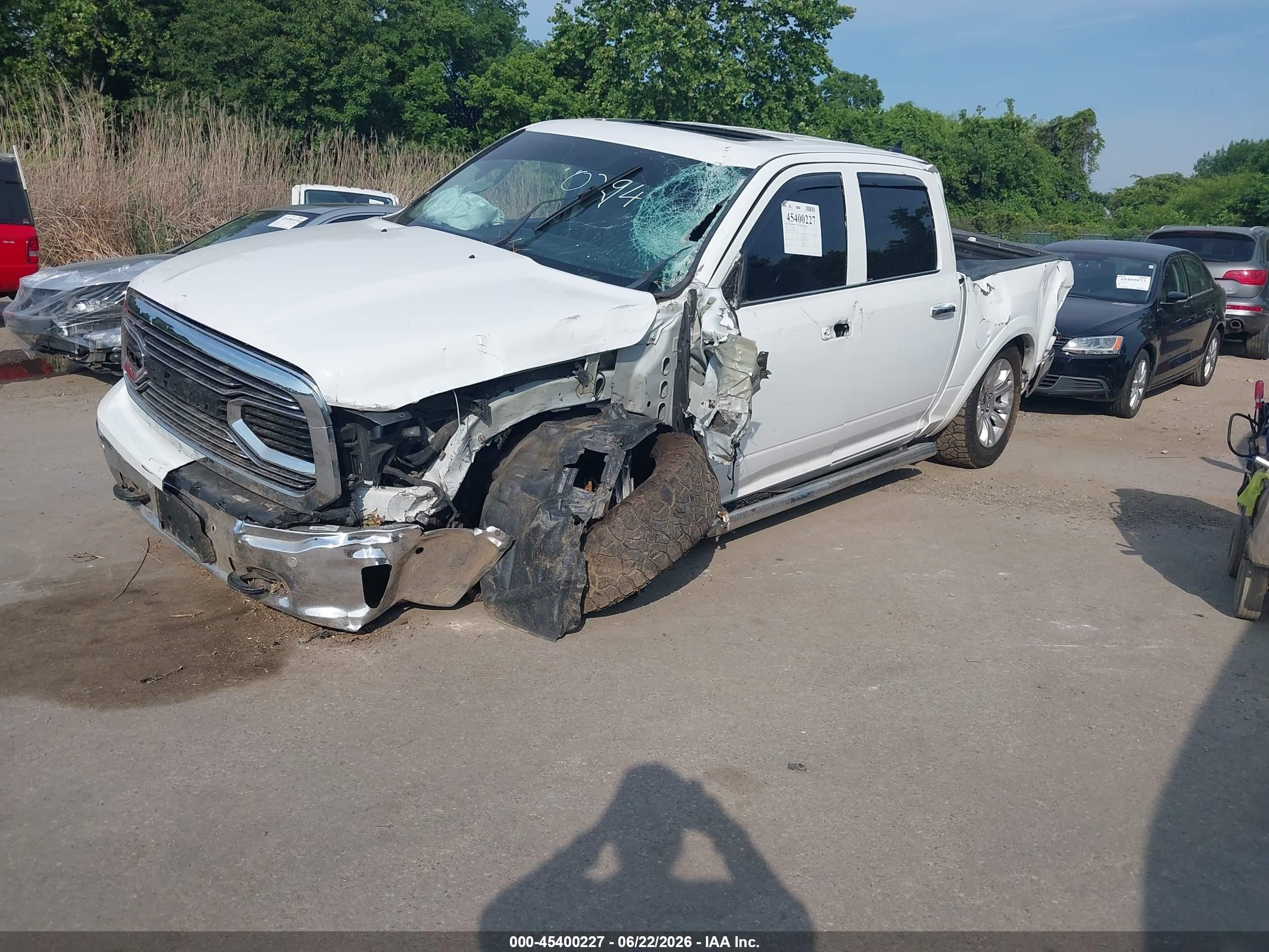 2018 Ram 1500 VIN 1C6RR7PT7JS200294 IAAI salvage auction — Front & Rear, Salvage - Greater Than 75% (Maryland), sold $1,950 on 2026-09-03 (photo 2)