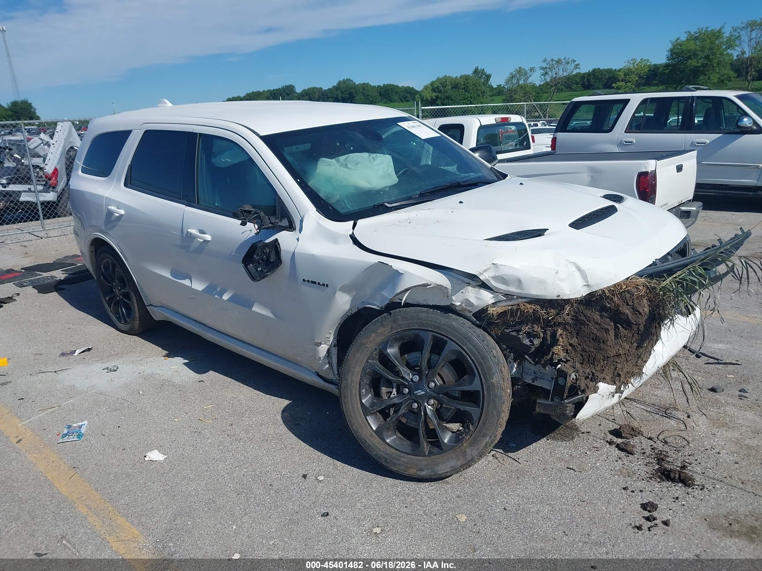 2021 Dodge Durango VIN 1C4SDJCT5MC865107 — IAAI salvage auction photo