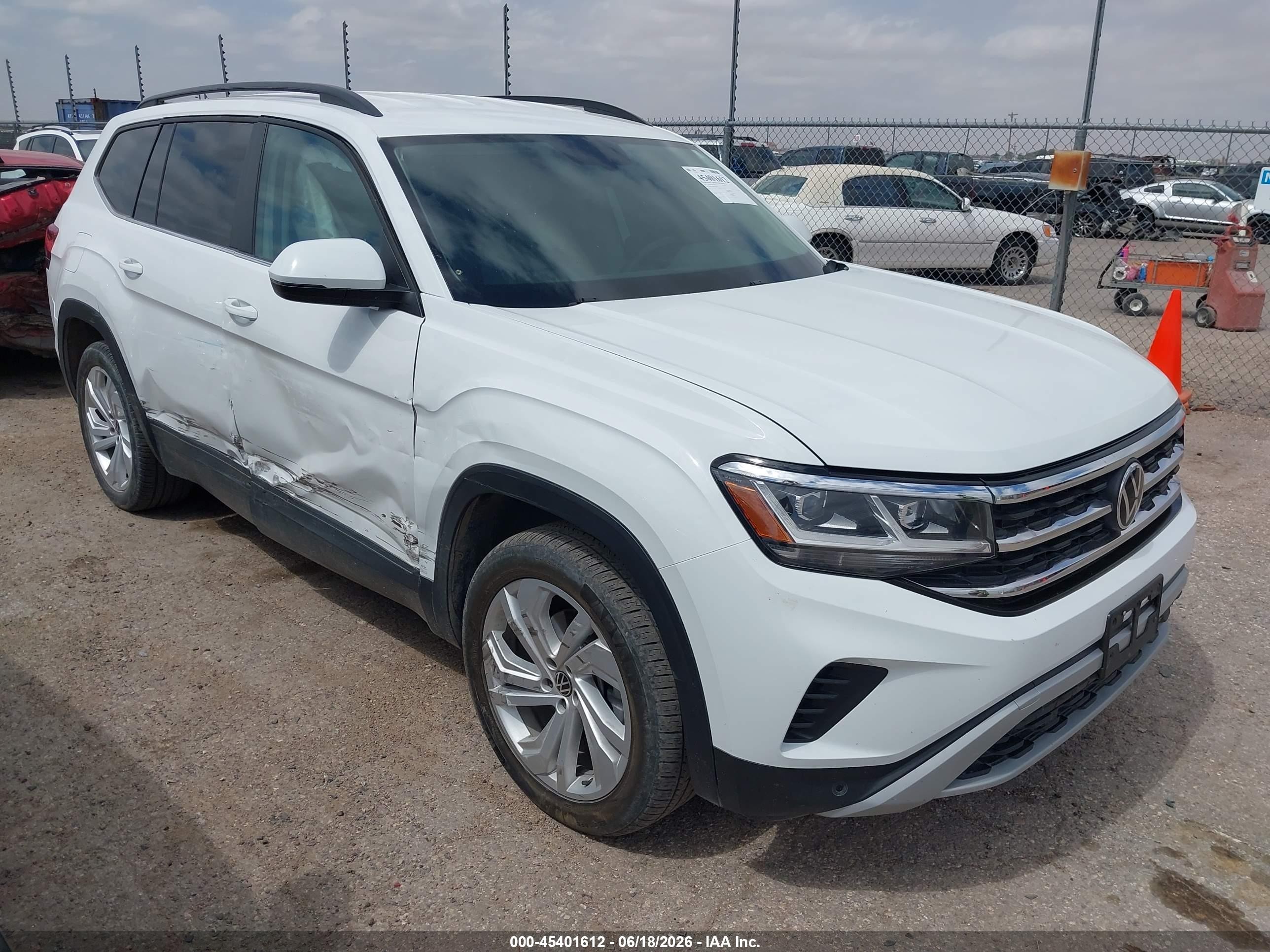 2023 Volkswagen Atlas VIN 1V2HR2CA8PC525338 — IAAI salvage auction photo