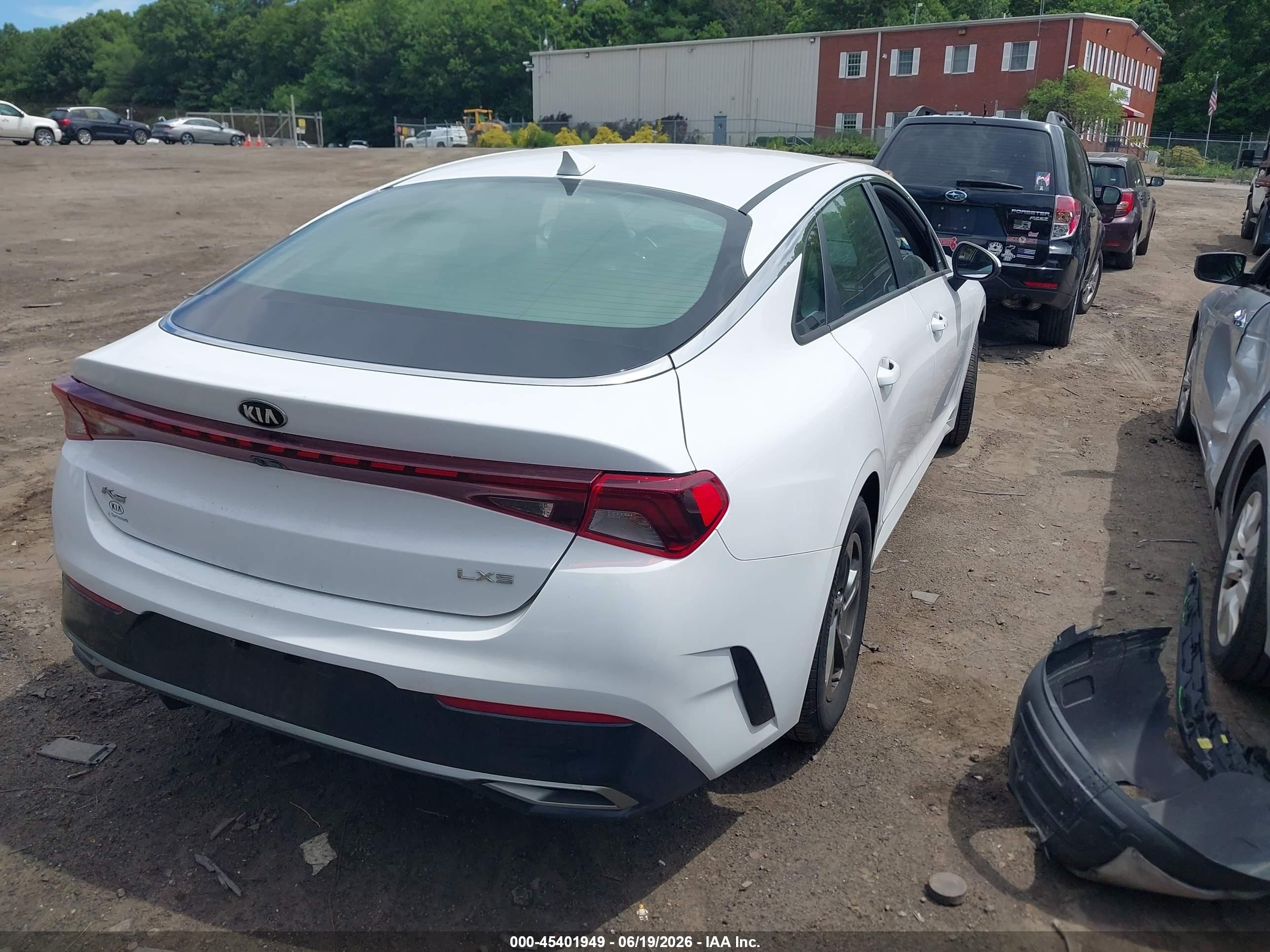 2021 Kia K5 VIN 5XXG14J20MG024063 IAAI salvage auction — Front End, Salvage (Massachusetts), sold $1,875 on 2026-09-08 (photo 4)