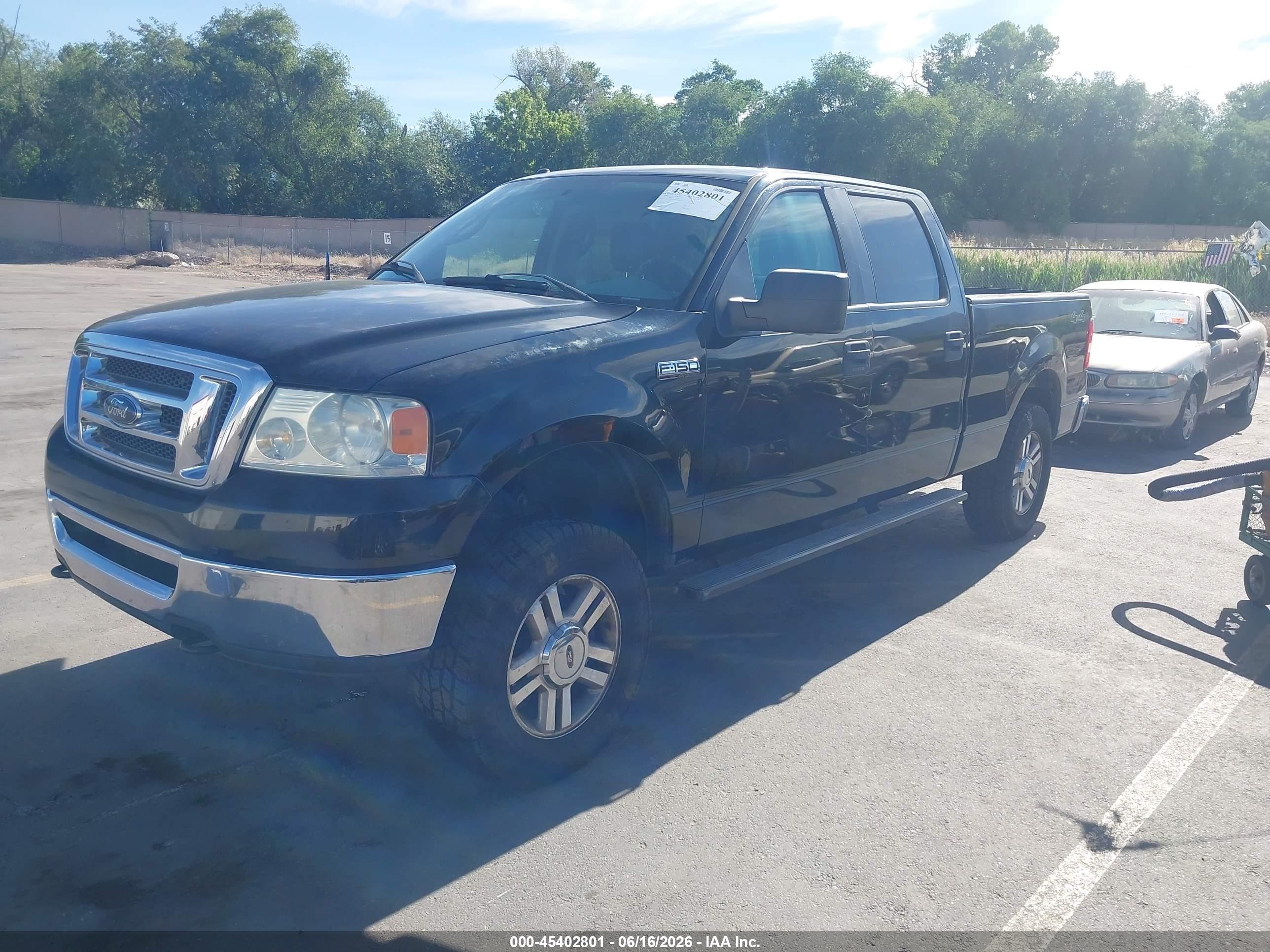 2008 Ford F-150 VIN 1FTPW14V58FB34407 IAAI salvage auction — Normal Wear, Clear (Utah), sold $275 on 2026-07-02 (photo 2)