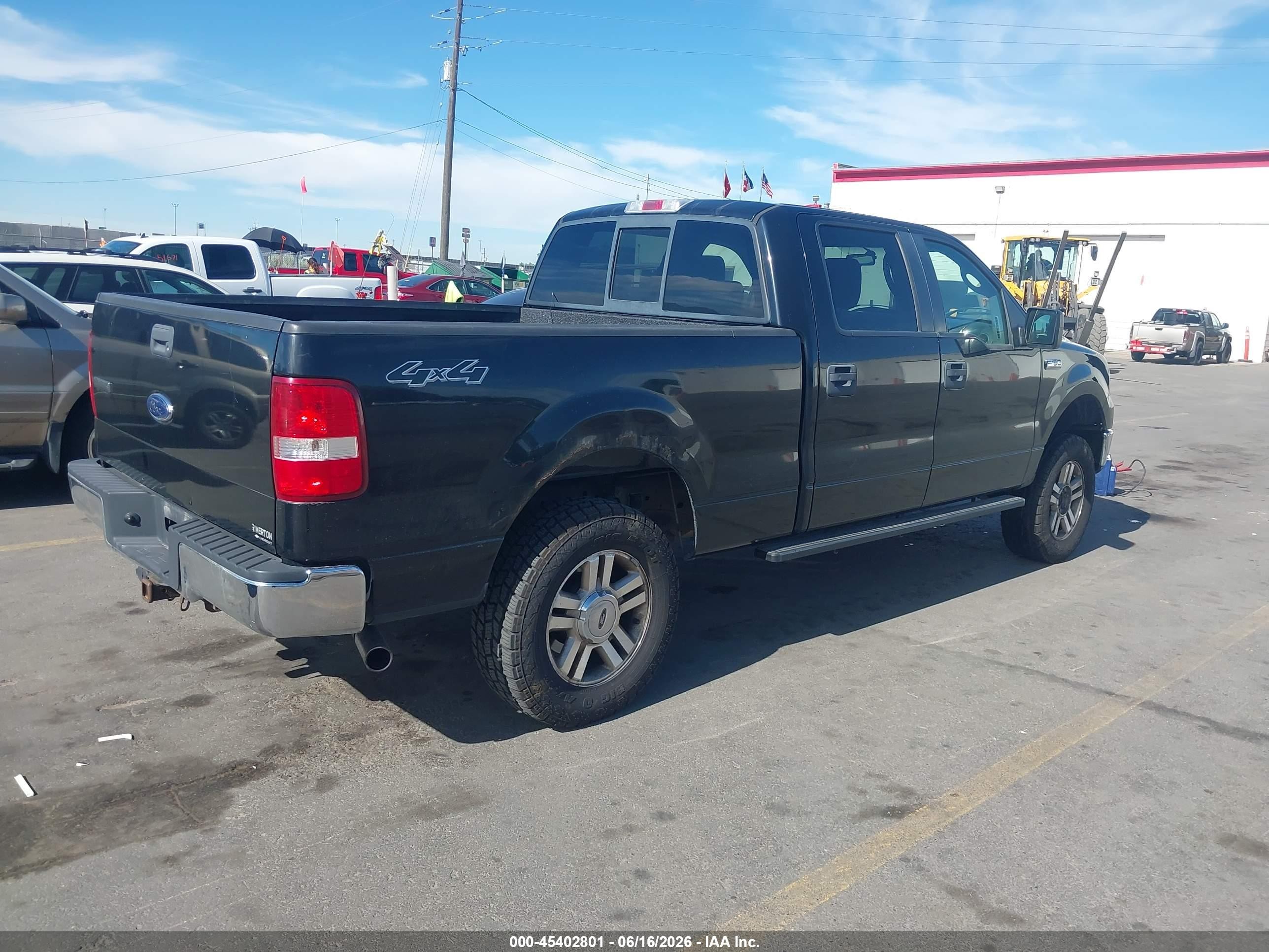 2008 Ford F-150 VIN 1FTPW14V58FB34407 IAAI salvage auction — Normal Wear, Clear (Utah), sold $275 on 2026-07-02 (photo 4)