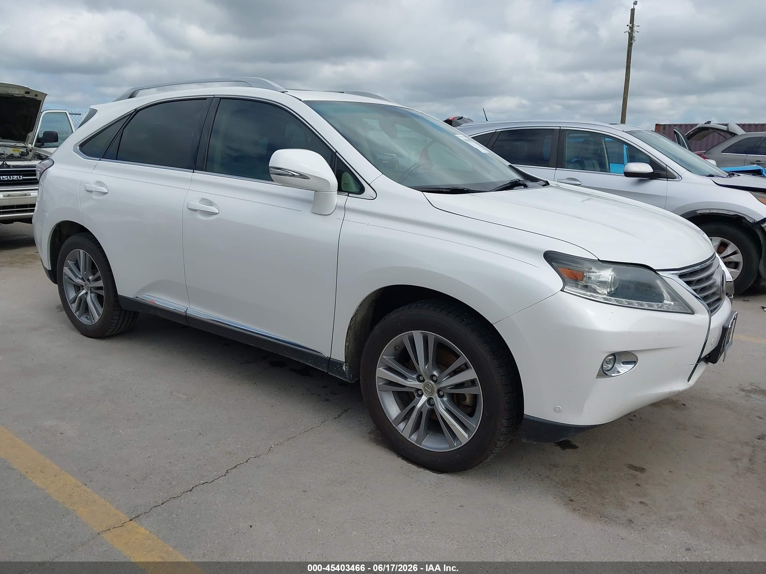 2015 Lexus RX 350 VIN 2T2ZK1BA3FC196247 — IAAI salvage auction photo