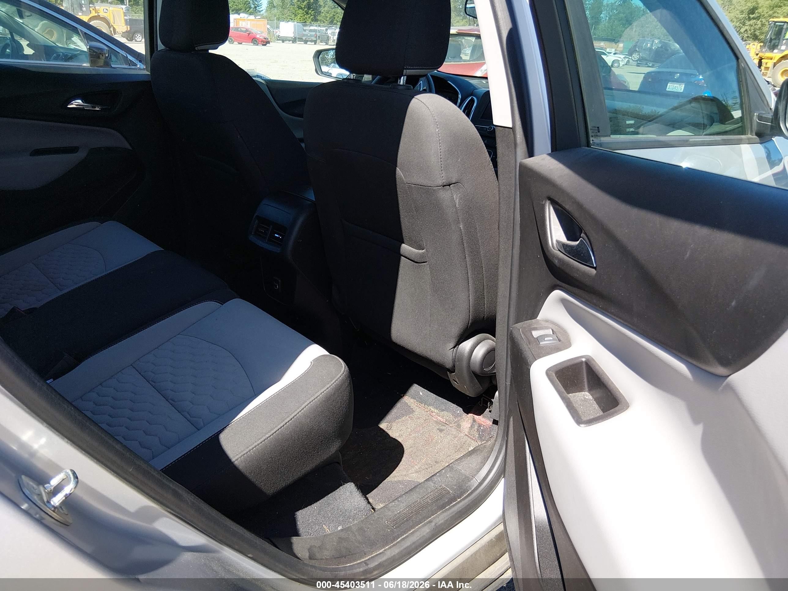 2020 Chevrolet Equinox VIN 2GNAXSEV5L6135249 IAAI salvage auction — Side, Bill Of Sale (Washington), sold $3,500 on 2026-07-11 (photo 8)