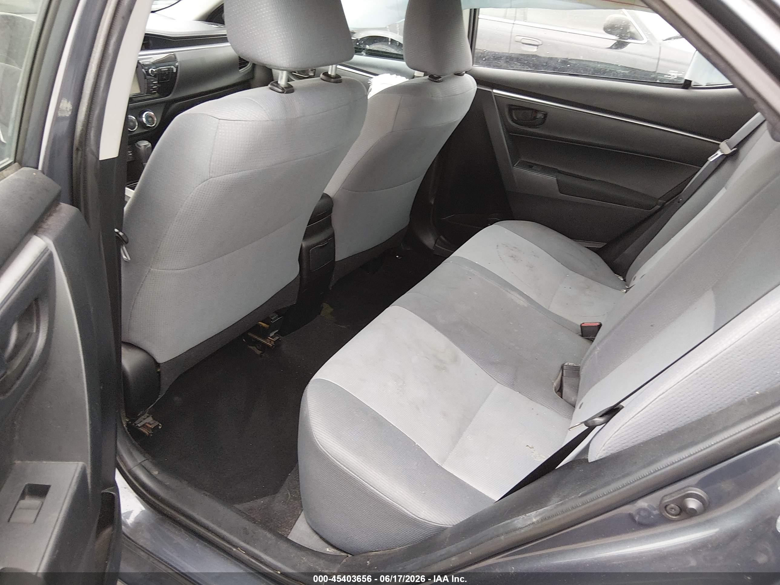 2016 Toyota Corolla VIN 5YFBURHE0GP546962 IAAI salvage auction — Side, Salvage (California), sold $2,925 on 2026-07-05 (photo 8)