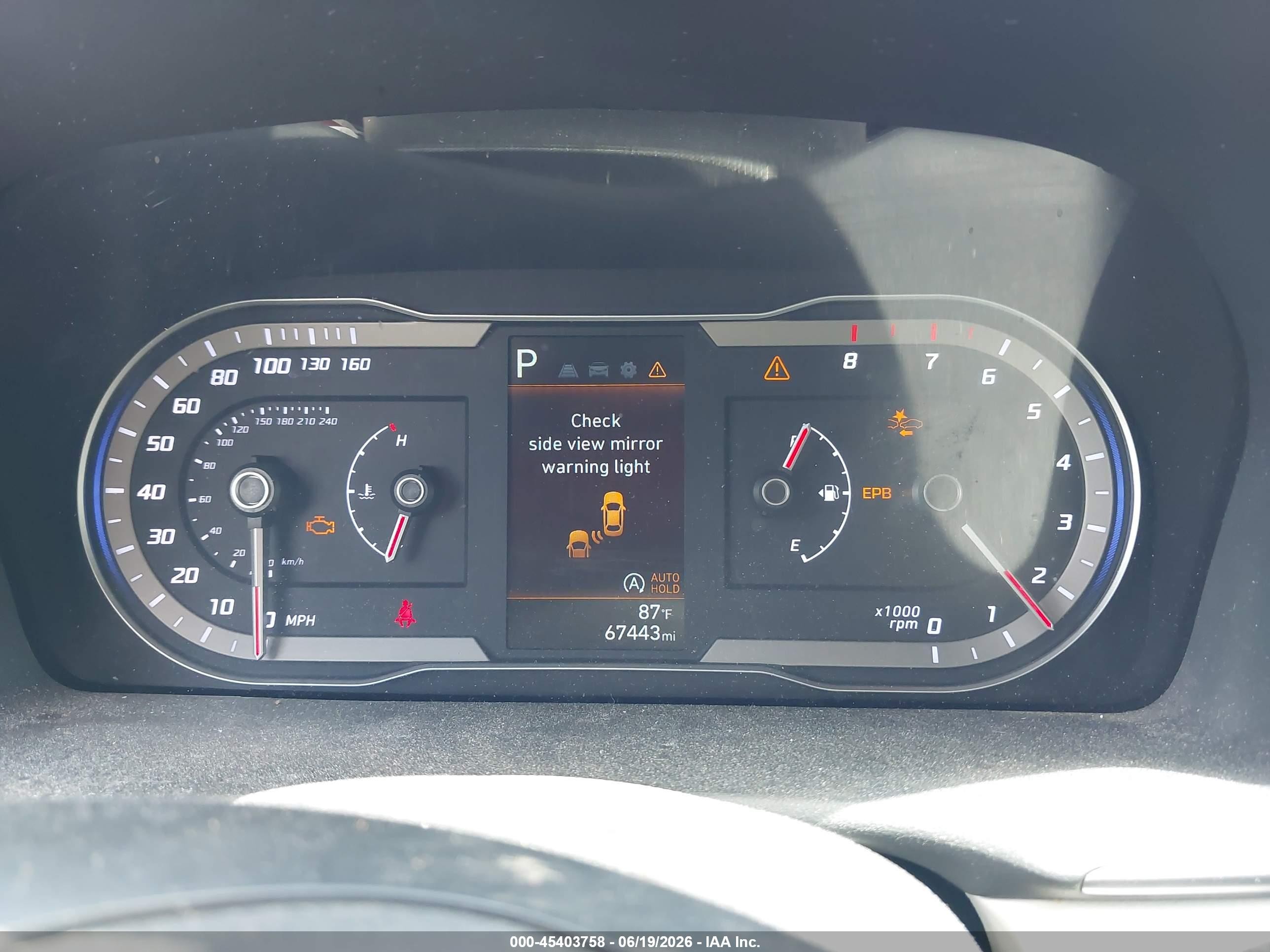 2024 Hyundai Tucson VIN 5NMJB3DE9RH295831 IAAI salvage auction — Front End, Salvage (Alabama), sold $4,400 on 2026-10-12 (photo 7)