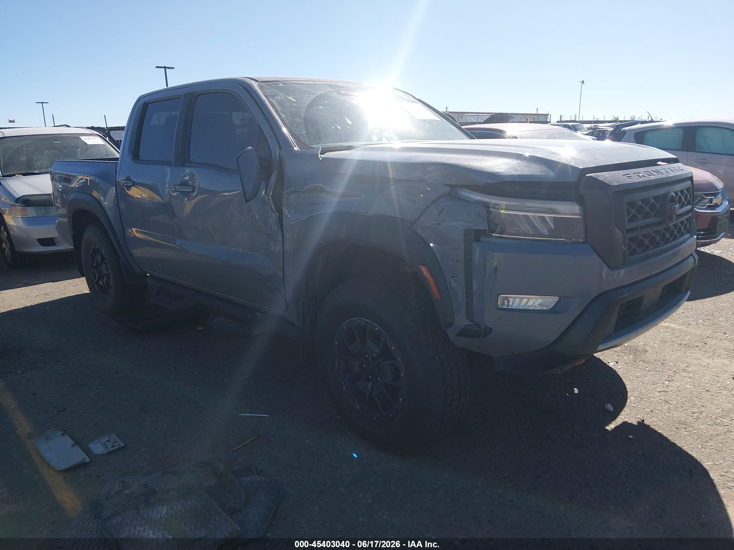 2022 Nissan Frontier VIN 1N6ED1EK1NN660064 — IAAI salvage auction photo