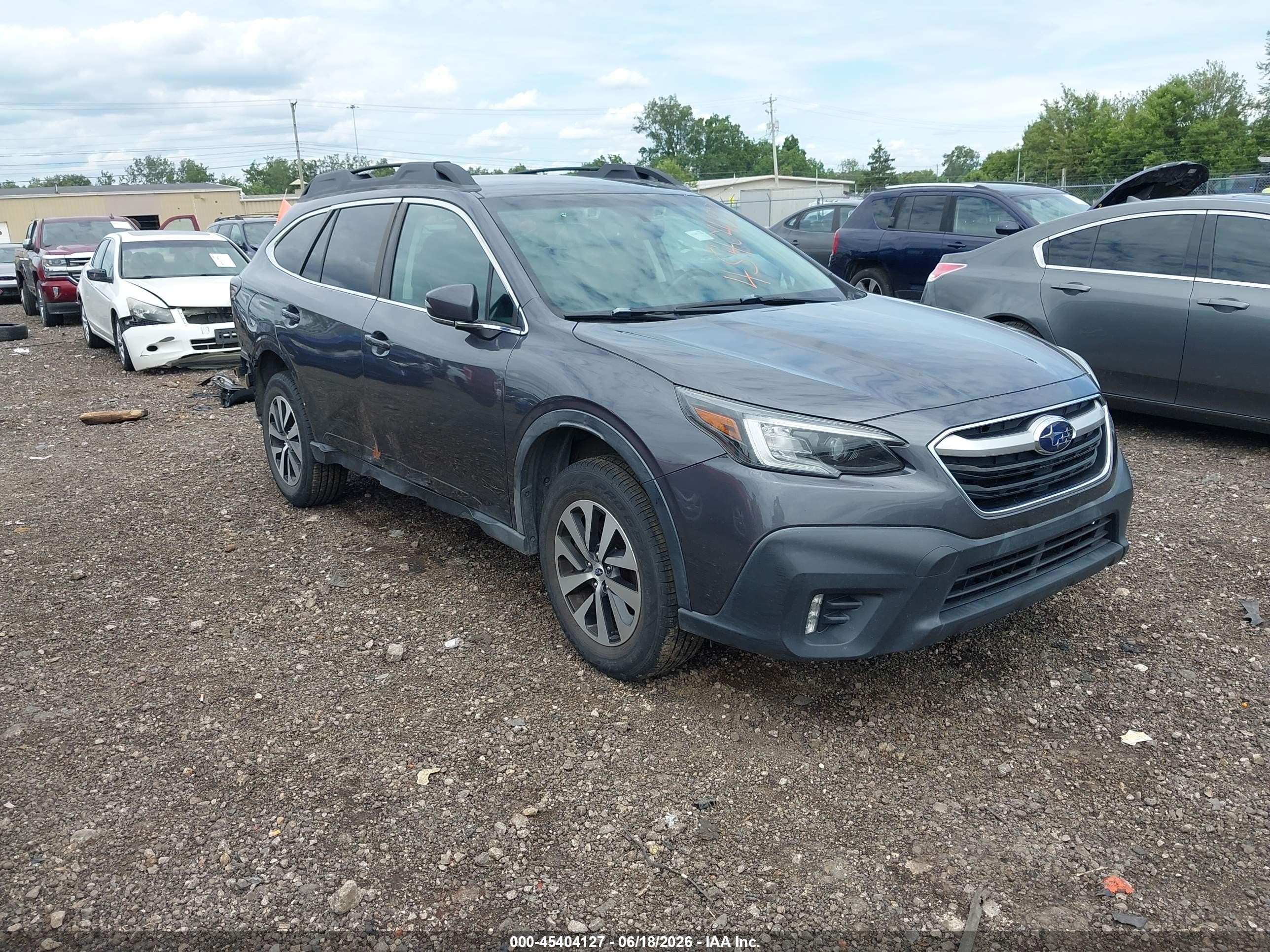 2020 Subaru Outback VIN 4S4BTACC7L3182368 IAAI salvage auction — Rear End, Salvage (Ohio), sold $4,300 on 2026-07-10 (photo 1)