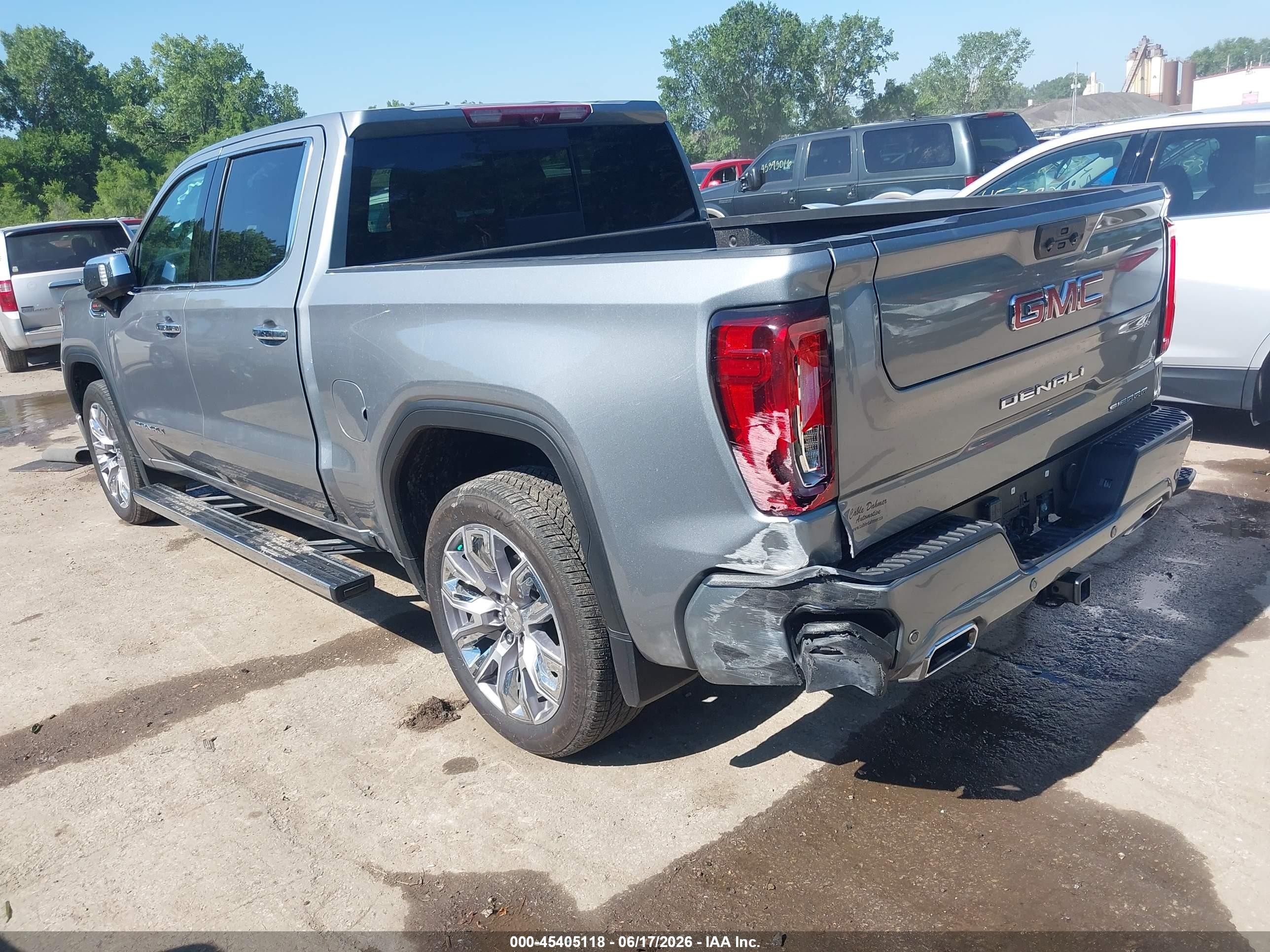 2023 Gmc SIERRA VIN 1GTUUGEL2PZ260097 IAAI salvage auction — Rear End, Salvage (Missouri), sold $22,700 on 2026-08-12 (photo 3)