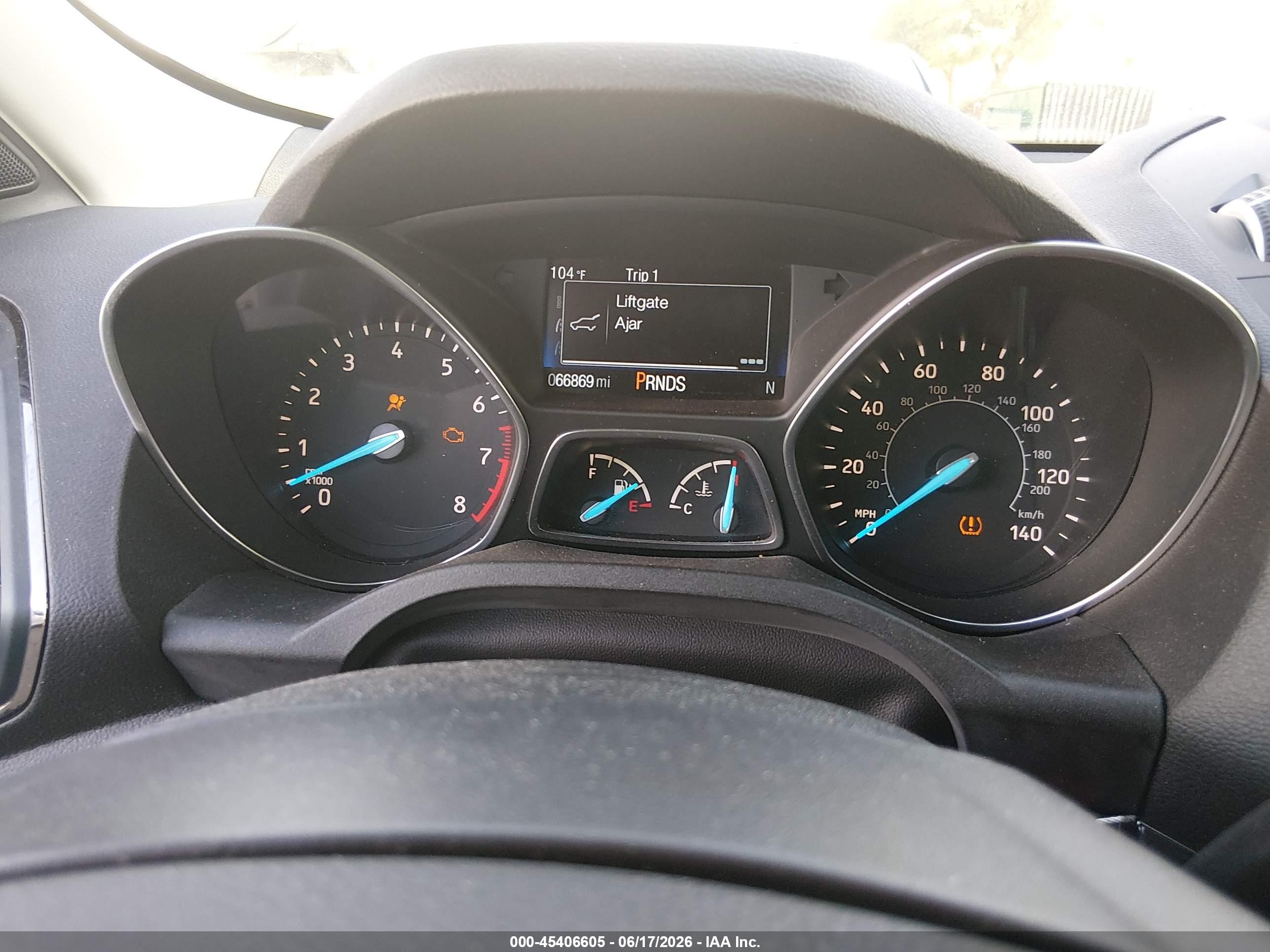 2018 Ford Escape VIN 1FMCU9J99JUD04940 IAAI salvage auction — Front End, Salvage (Arizona), sold $3,000 on 2026-07-09 (photo 7)