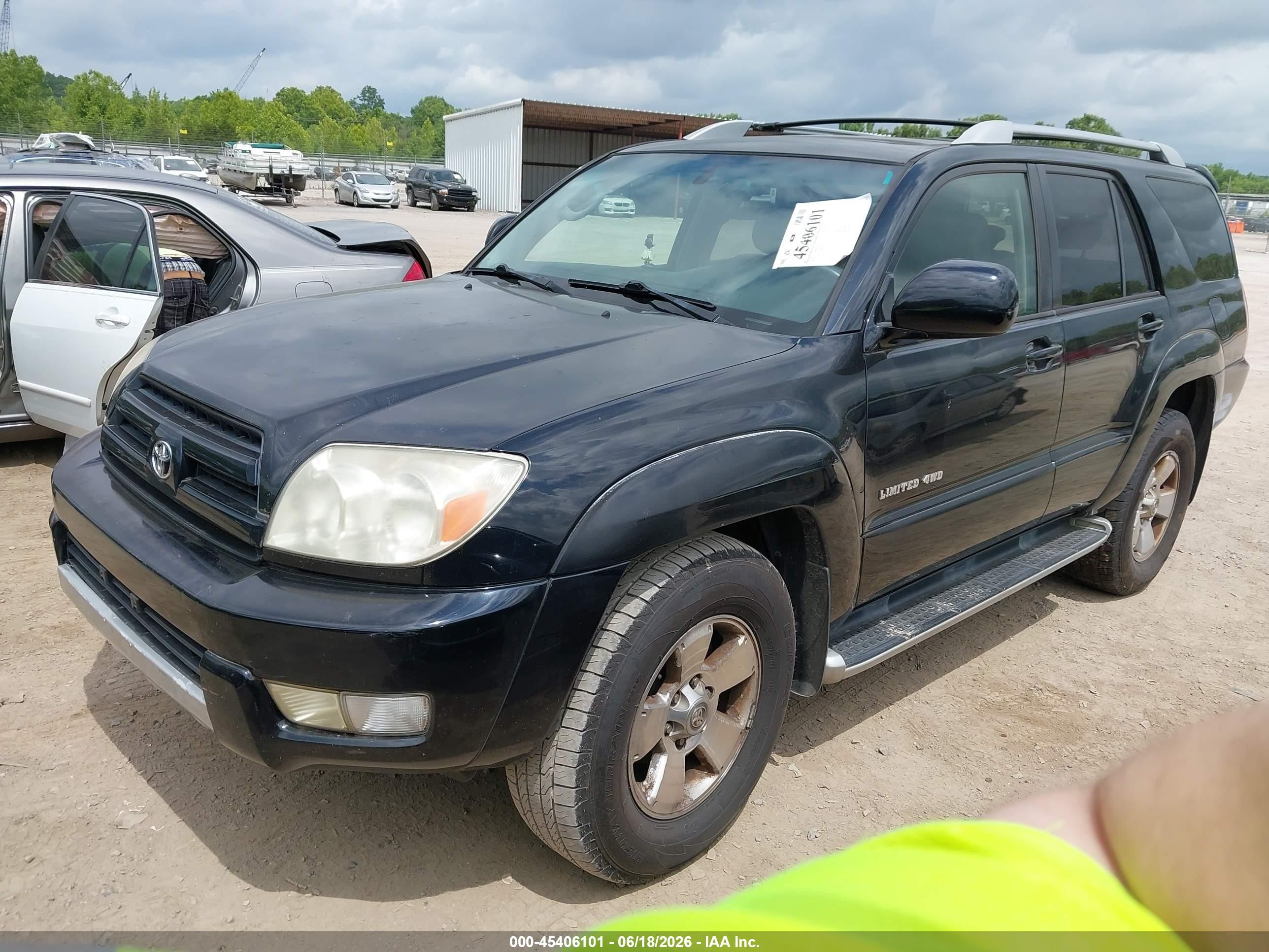 2004 Toyota 4Runner VIN JTEBU17R248021877 IAAI salvage auction — Theft, Clear (Tennessee), sold $3,400 on 2026-07-12 (photo 2)
