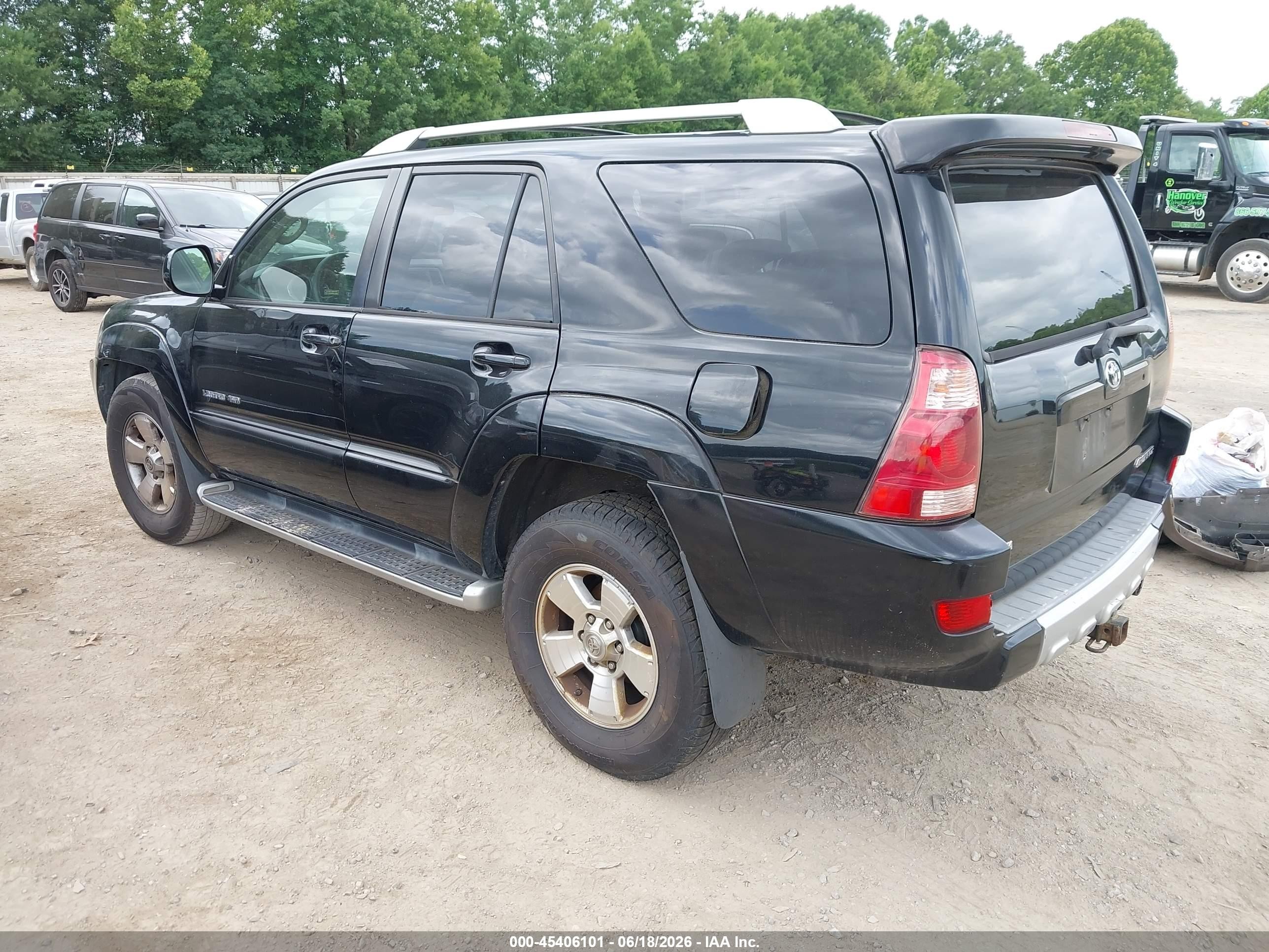 2004 Toyota 4Runner VIN JTEBU17R248021877 IAAI salvage auction — Theft, Clear (Tennessee), sold $3,400 on 2026-07-12 (photo 3)