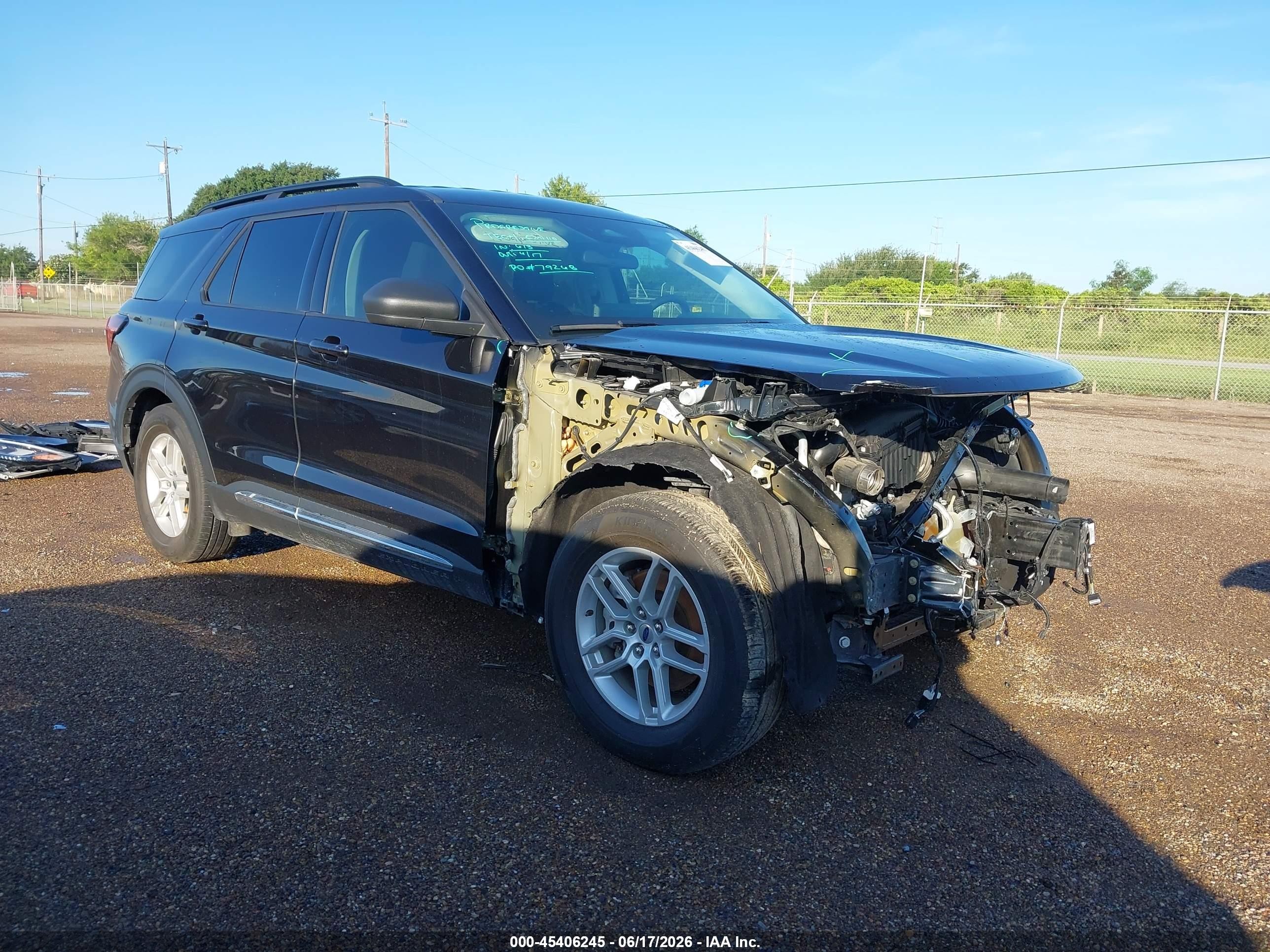 2025 Ford Explorer VIN 1FMUK7DH7SGA16027 — IAAI salvage auction photo