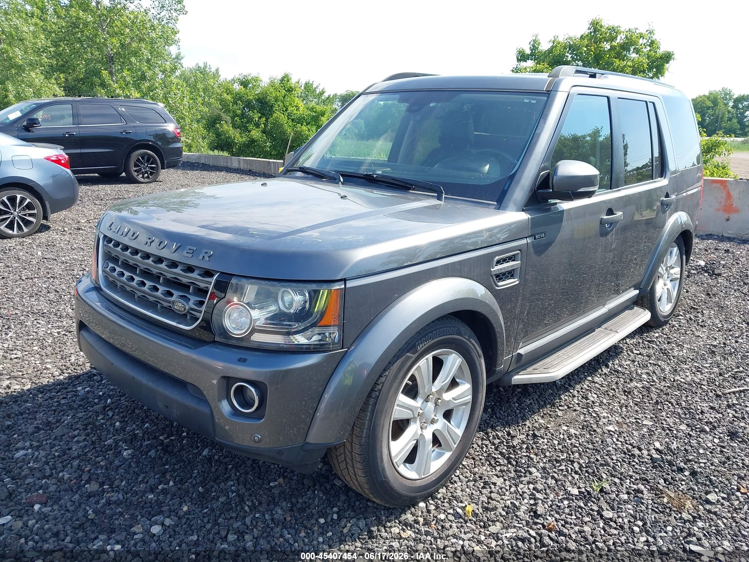 2016 Land Rover LR4 VIN SALAG2V68GA788726 IAAI salvage auction — Normal Wear, Clear (New York), sold $650 on 2026-06-30 (photo 2)